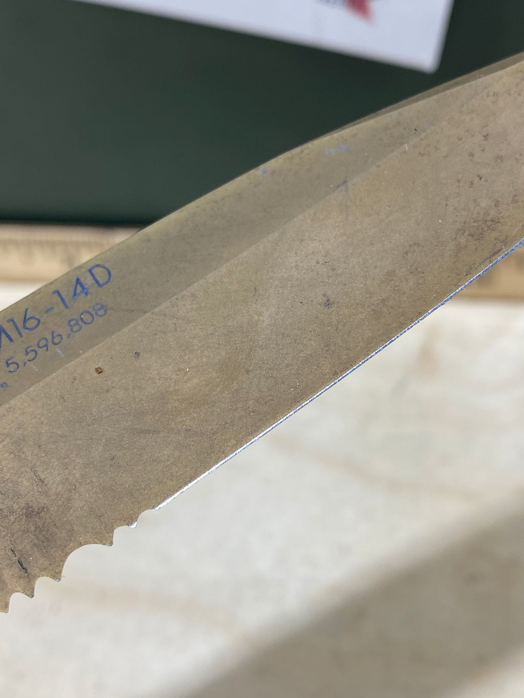 CRKT M16-14D #151. Light usage. Dirty