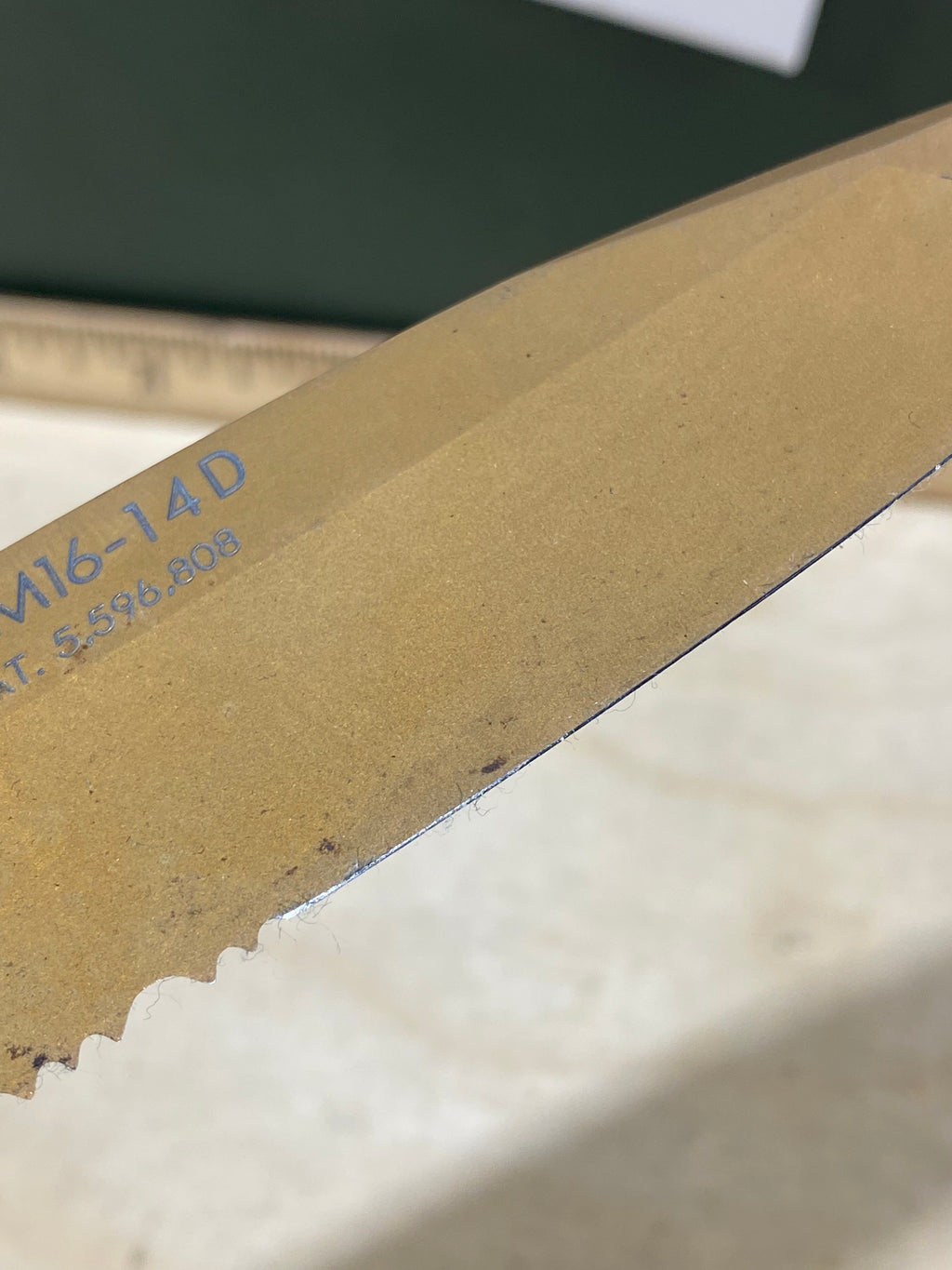 CRKT M16-14D #152. Light usage. Dirty.