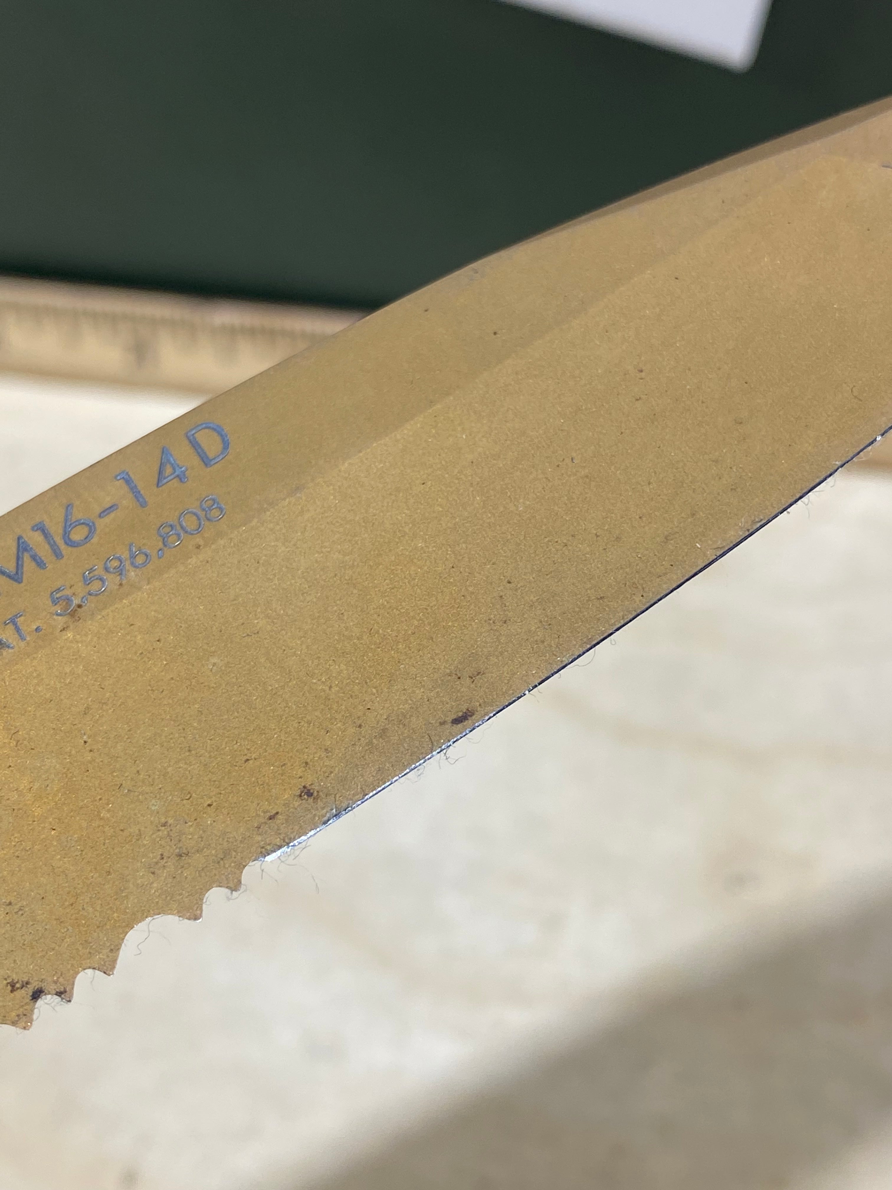 CRKT M16-14D #152. Light usage. Dirty.