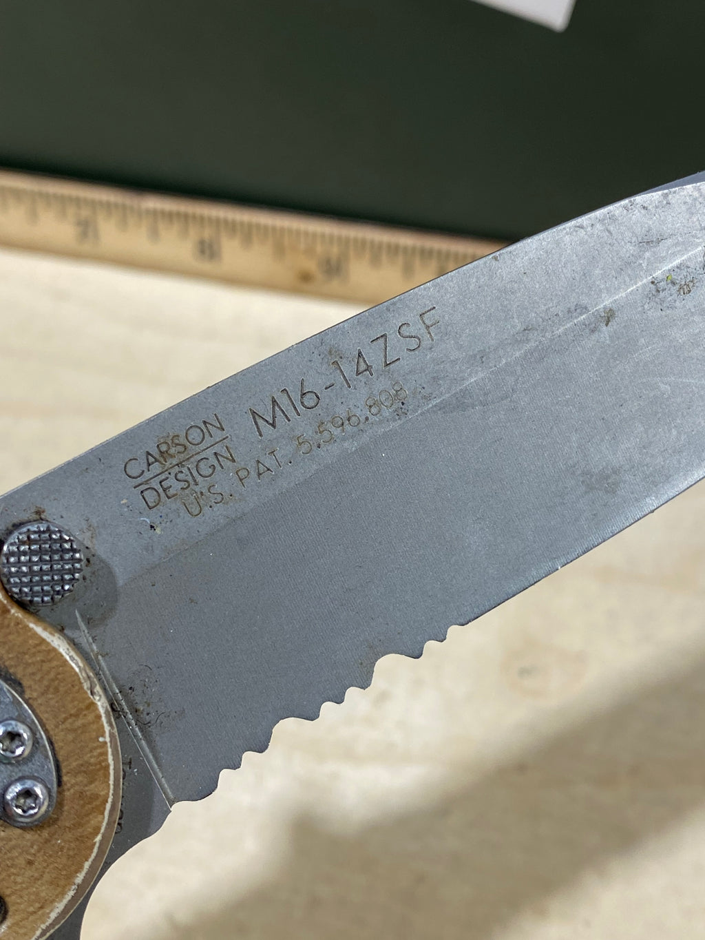 CRKT M16-14ZSF #153. Light usage. Dirty.