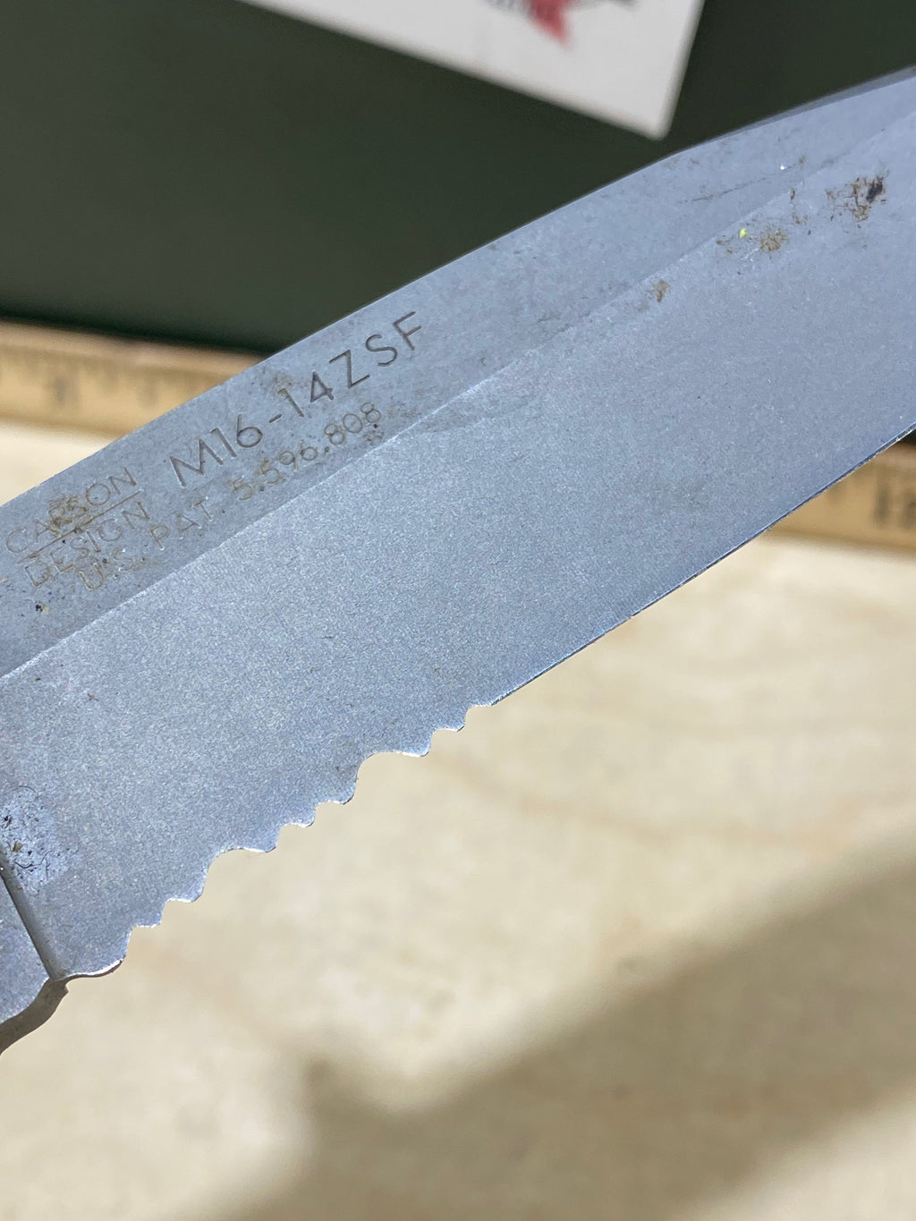 CRKT M16-14ZSF #153. Light usage. Dirty.