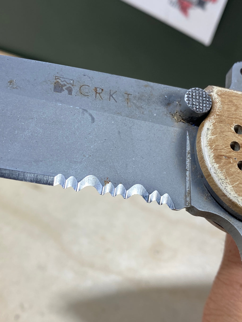 CRKT M16-14ZSF #153. Light usage. Dirty.
