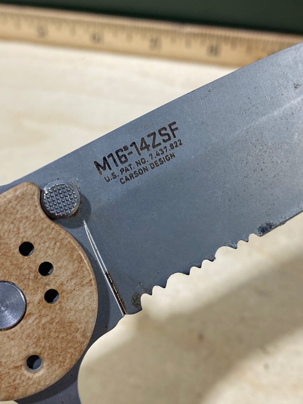CRKT M16-14ZSF #154. Light usage. Dirty.