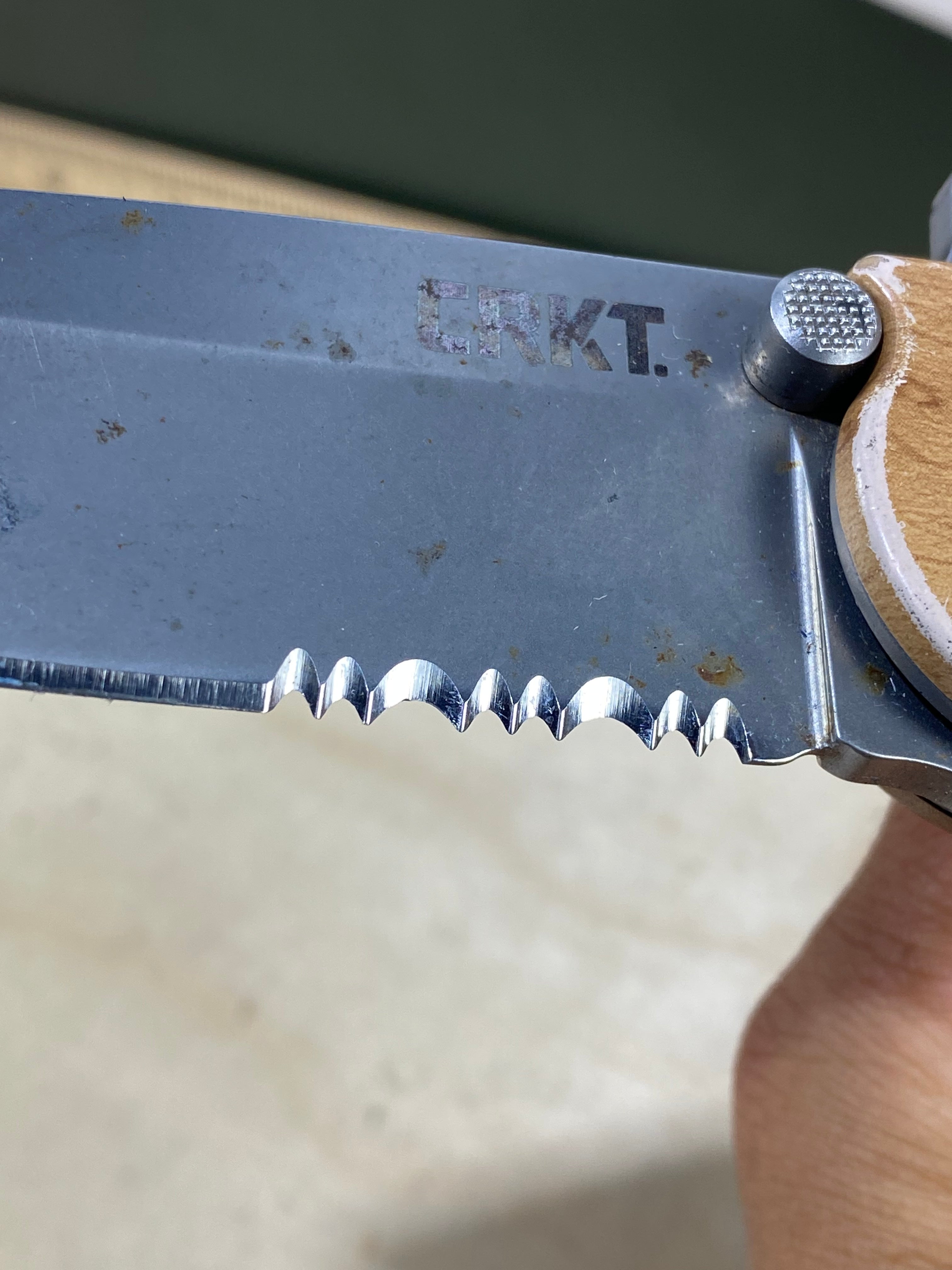 CRKT M16-14ZSF #155. Light usage. Dirty.