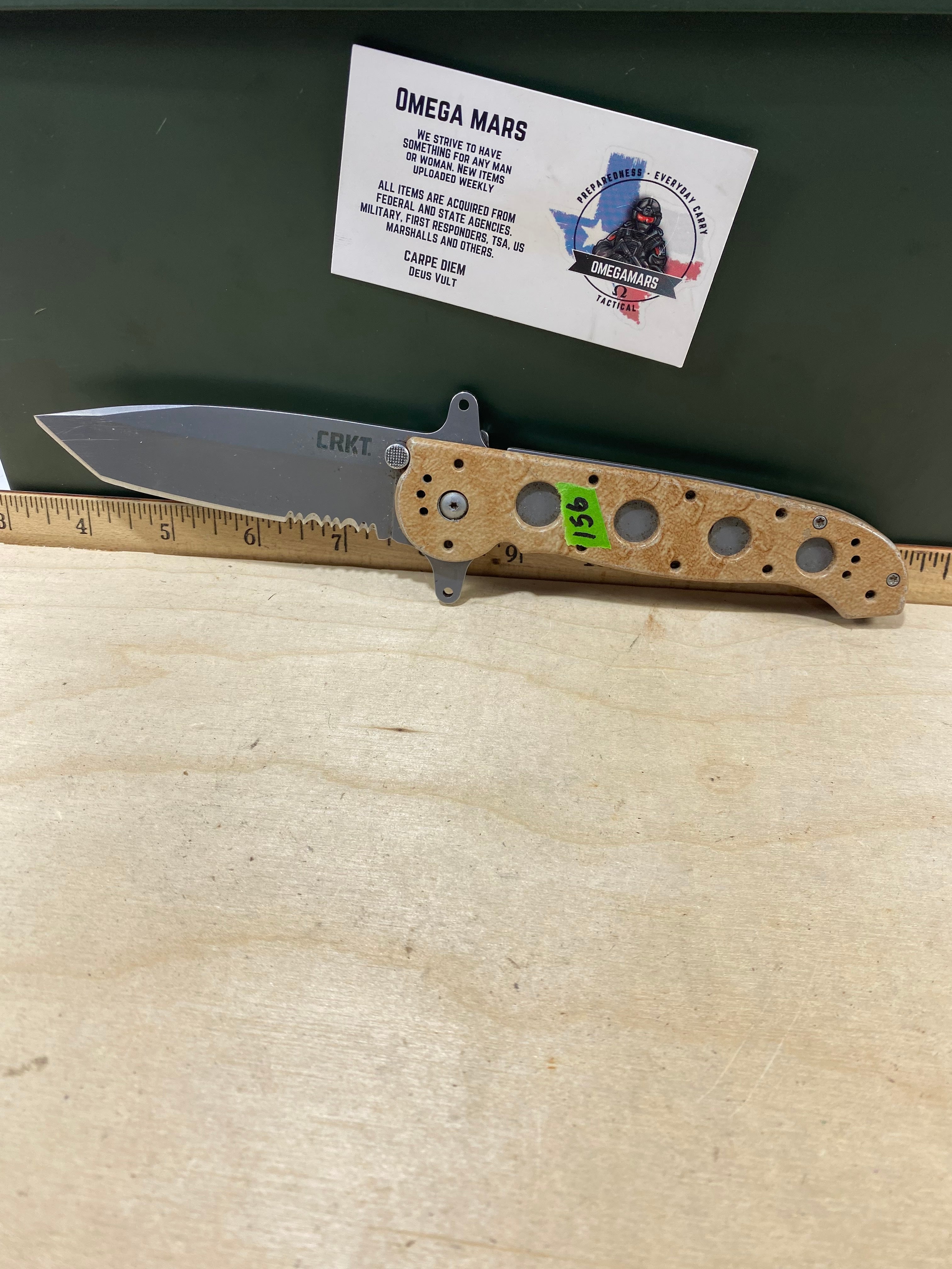 CRKT M16-14ZSF #156. Light usage. Tip Broken