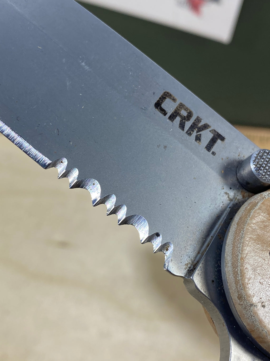 CRKT M16-14ZSF #156. Light usage. Tip Broken