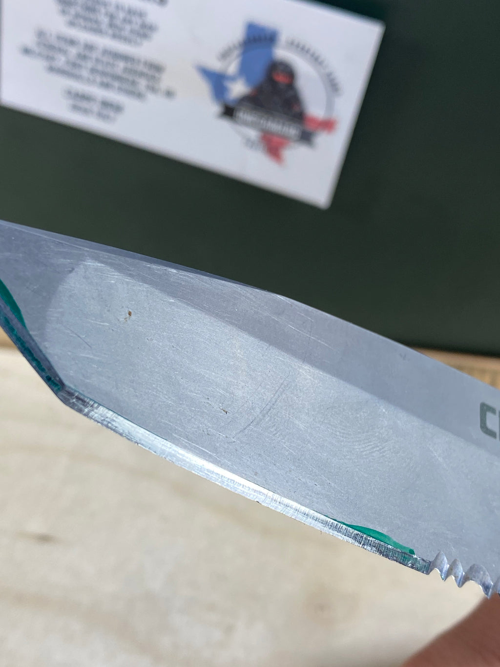 CRKT M16-14ZSF #157. Light usage. Dirty. Resharpened.