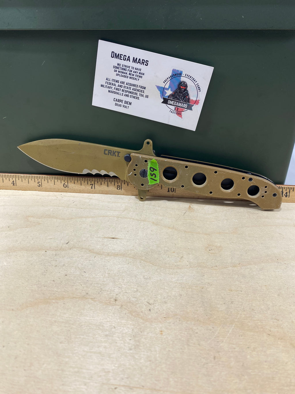 CRKT M21-14DSFG #159. Light usage. Dirty.