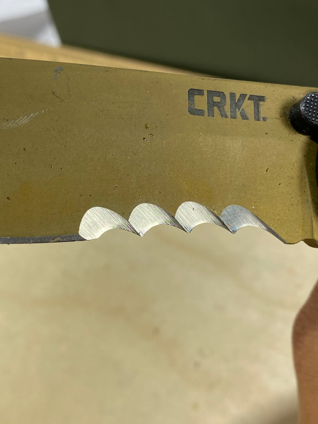 CRKT M21-14DSFG #159. Light usage. Dirty.