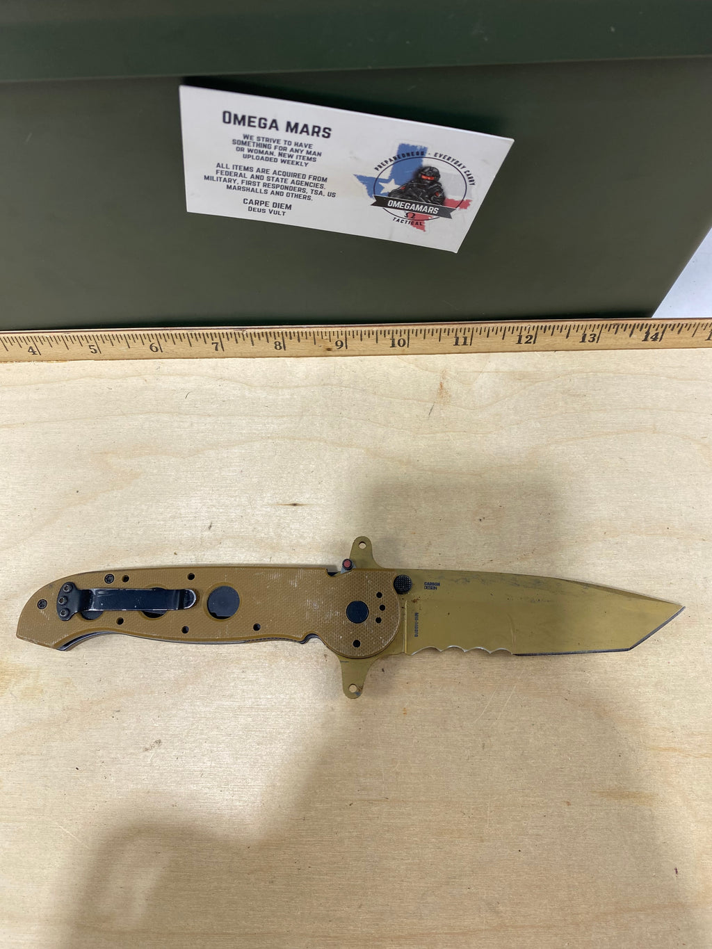 CRKT M16-14DSFG #160. Light usage.