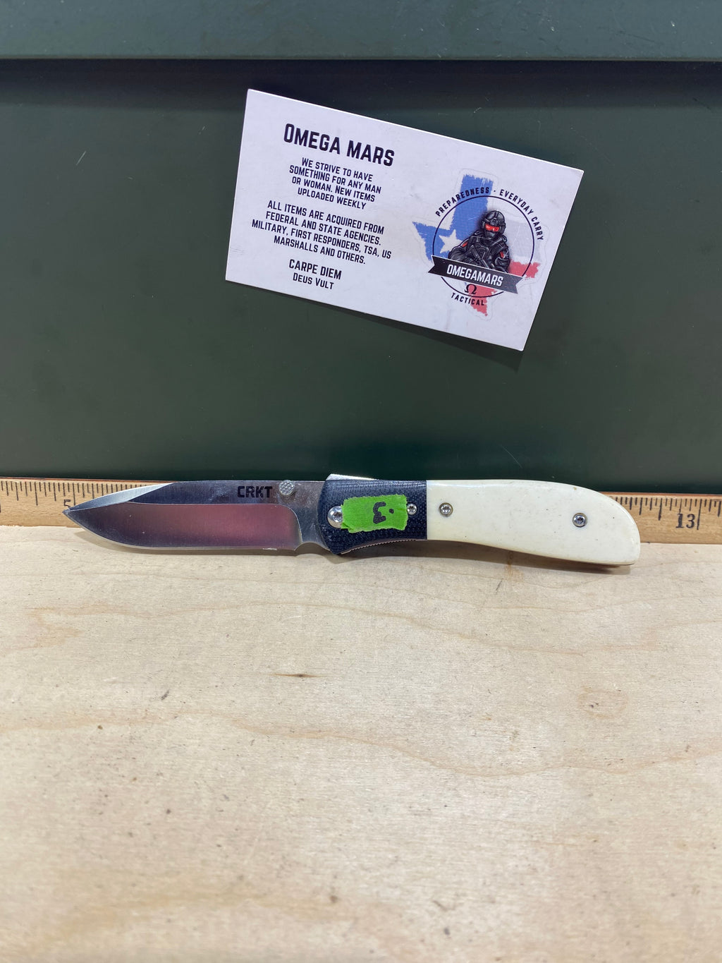 CRKT M4-02 #-3. Light usage. Chip on blade. Discontinued