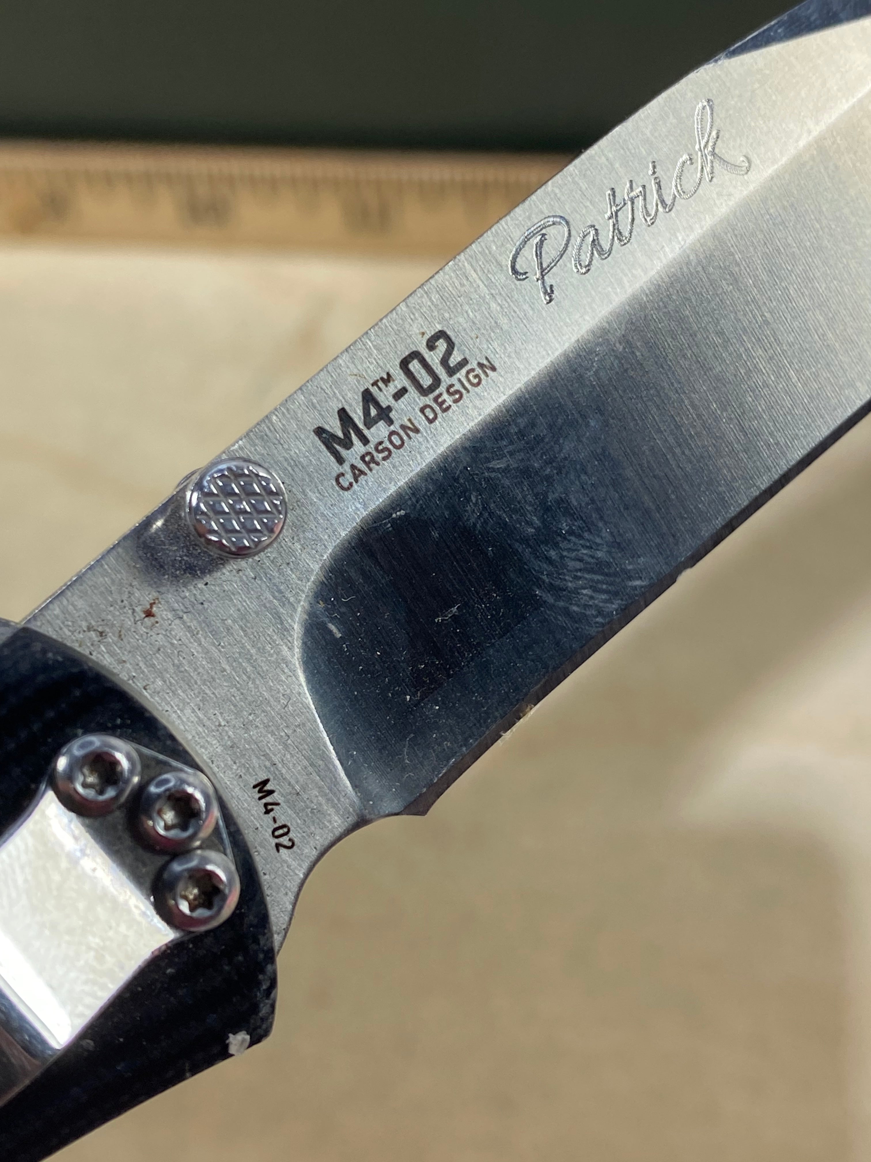 CRKT M4-02 #-3. Light usage. Chip on blade. Discontinued
