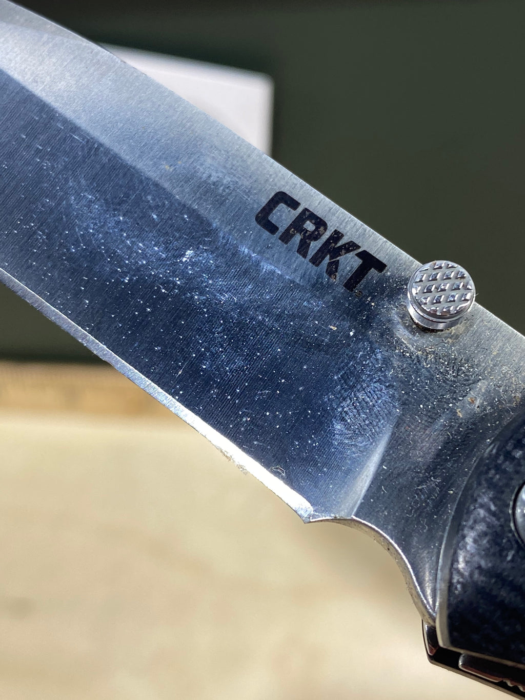 CRKT M4-02 #-3. Light usage. Chip on blade. Discontinued