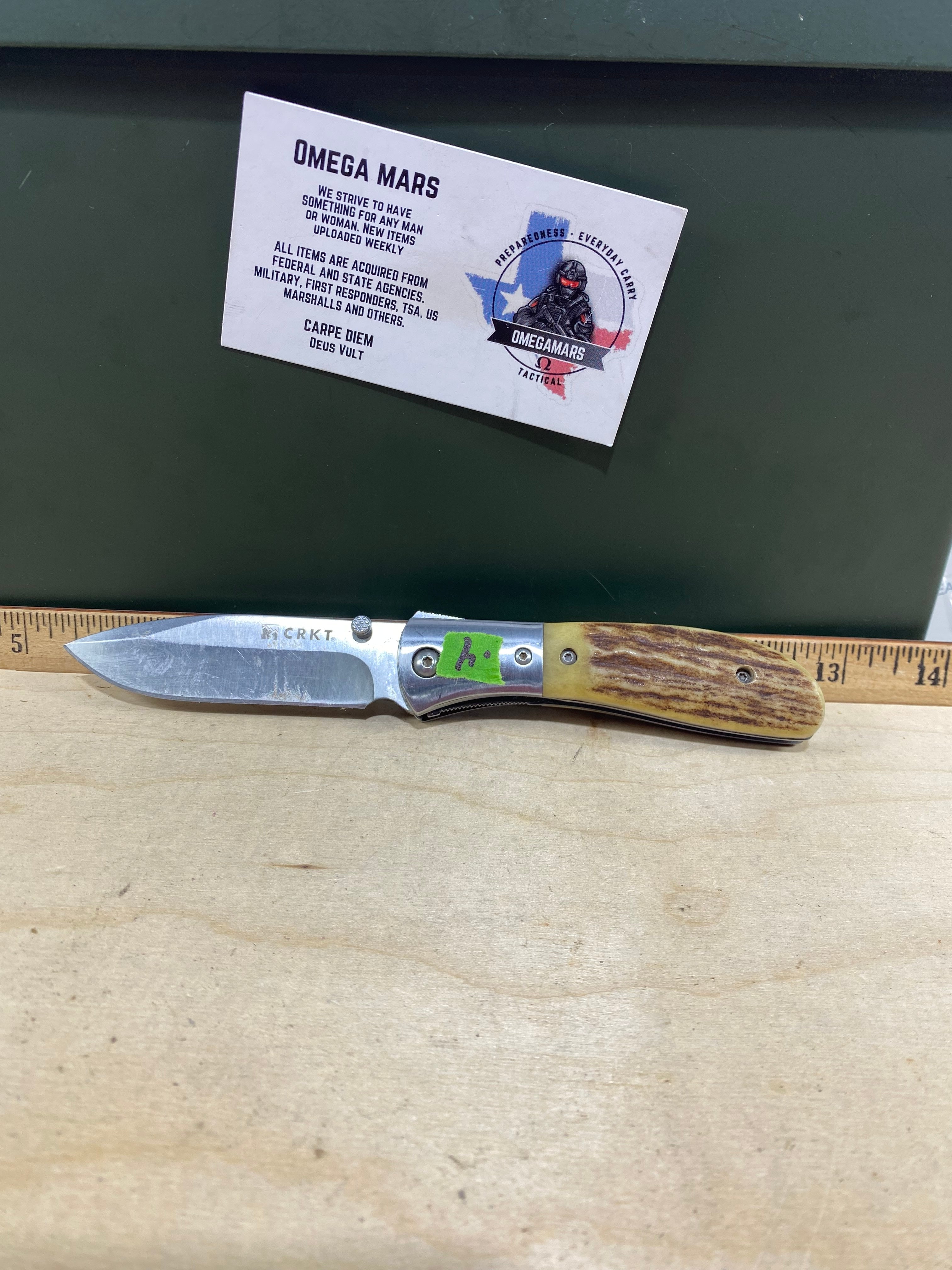 CRKT M4-02S #-4. Light usage. Resharpened.  Discontinued.