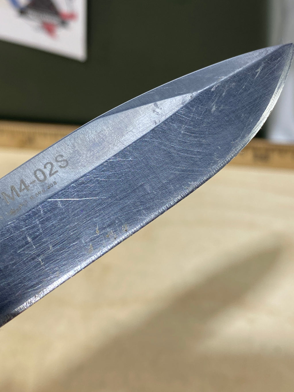 CRKT M4-02S #-4. Light usage. Resharpened.  Discontinued.