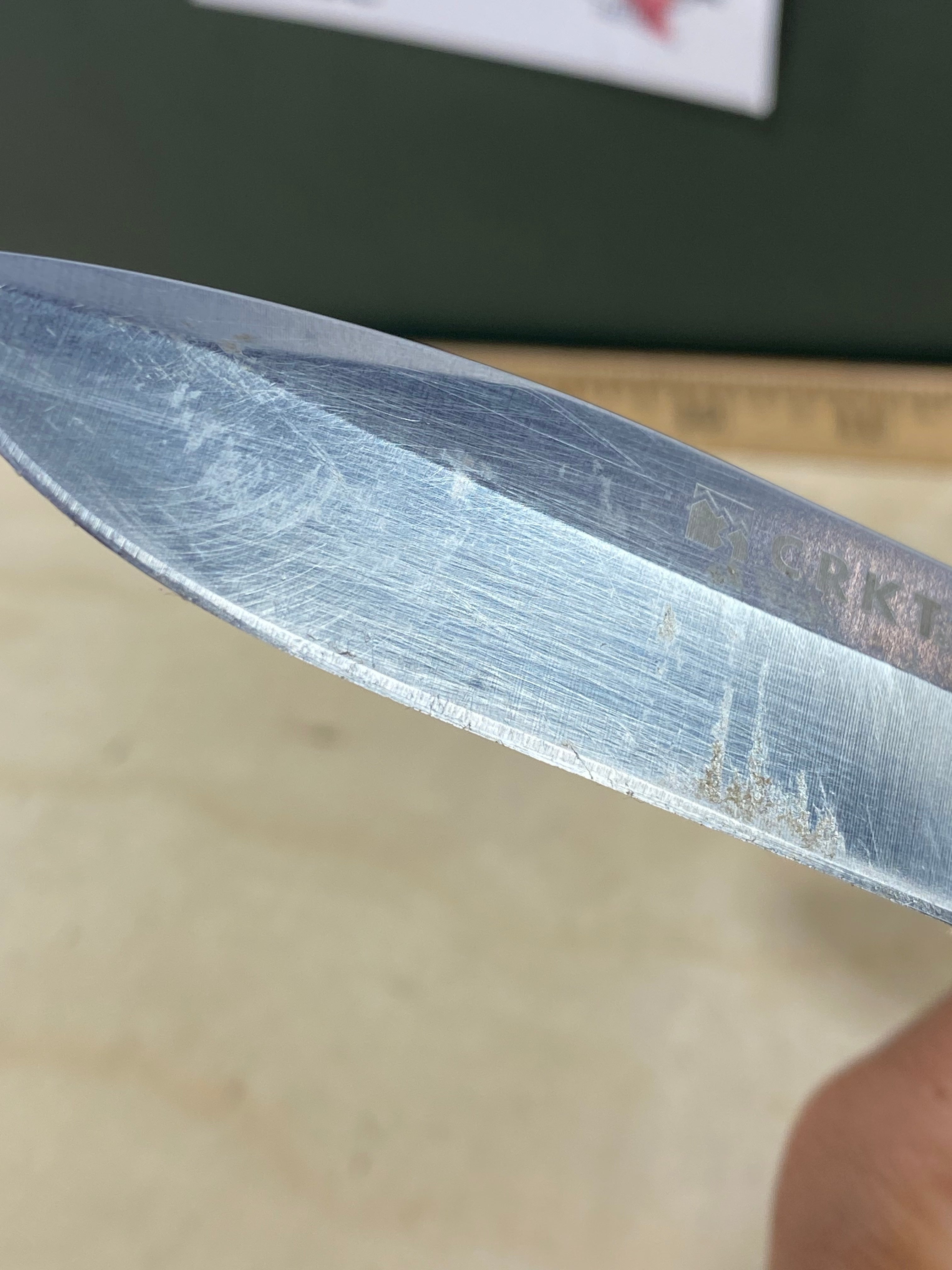CRKT M4-02S #-4. Light usage. Resharpened.  Discontinued.