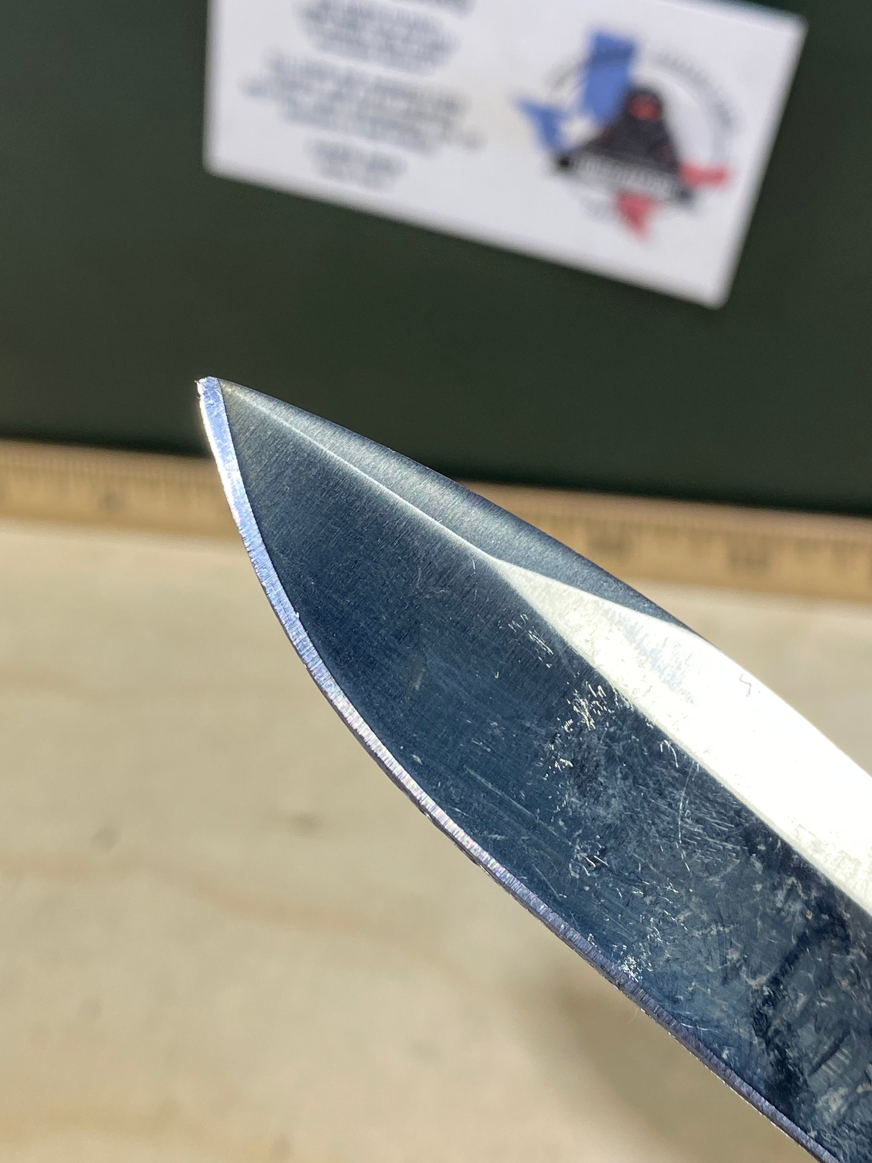 CRKT M4-02W #-6. Light usage. Chips on blade. Discontinued