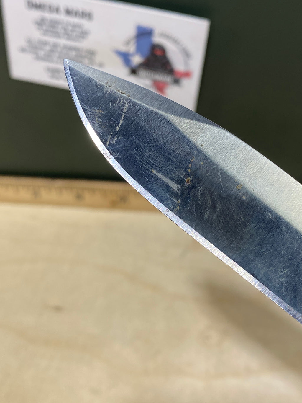 CRKT M4-02W #-7. Light usage. Dirty. Chip on blade. Discontinued.