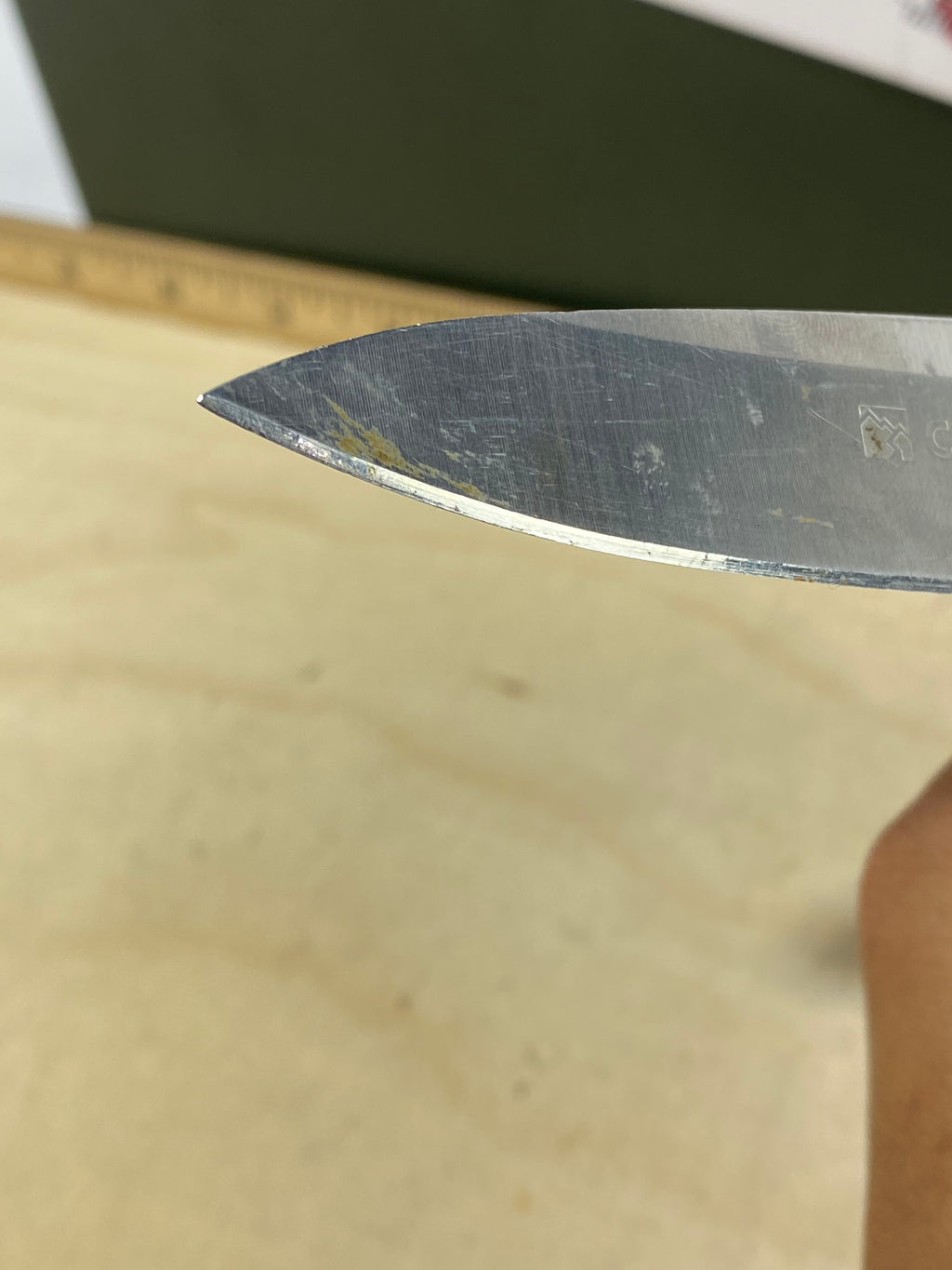 CRKT 7255Z Lake lll #-9. Light usage. Dirty. Resharpened. Discontinued.