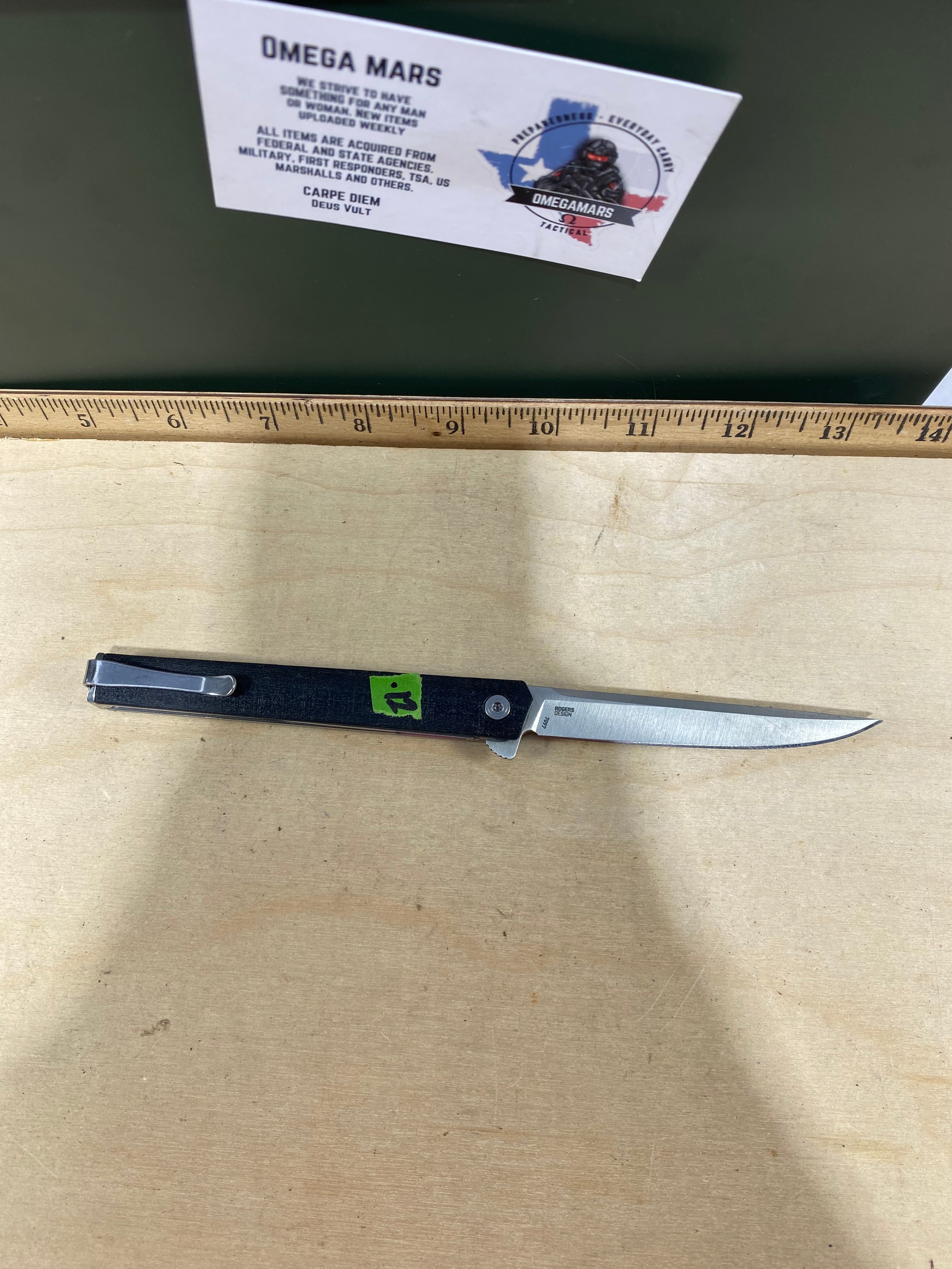 CRKT 7097 Rogers #-12. Light usage. Resharpened..