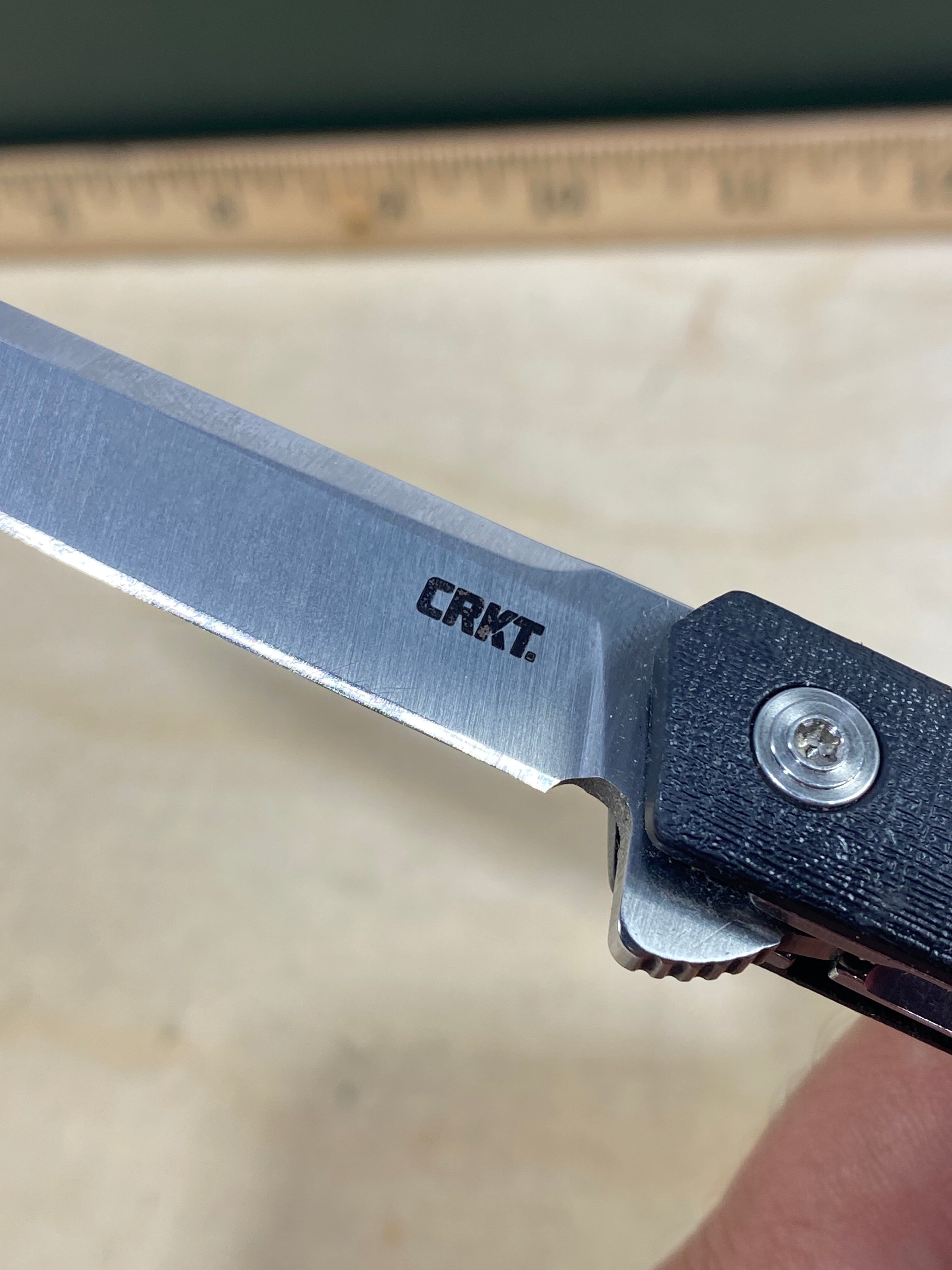 CRKT 7097 Rogers #-12. Light usage. Resharpened..