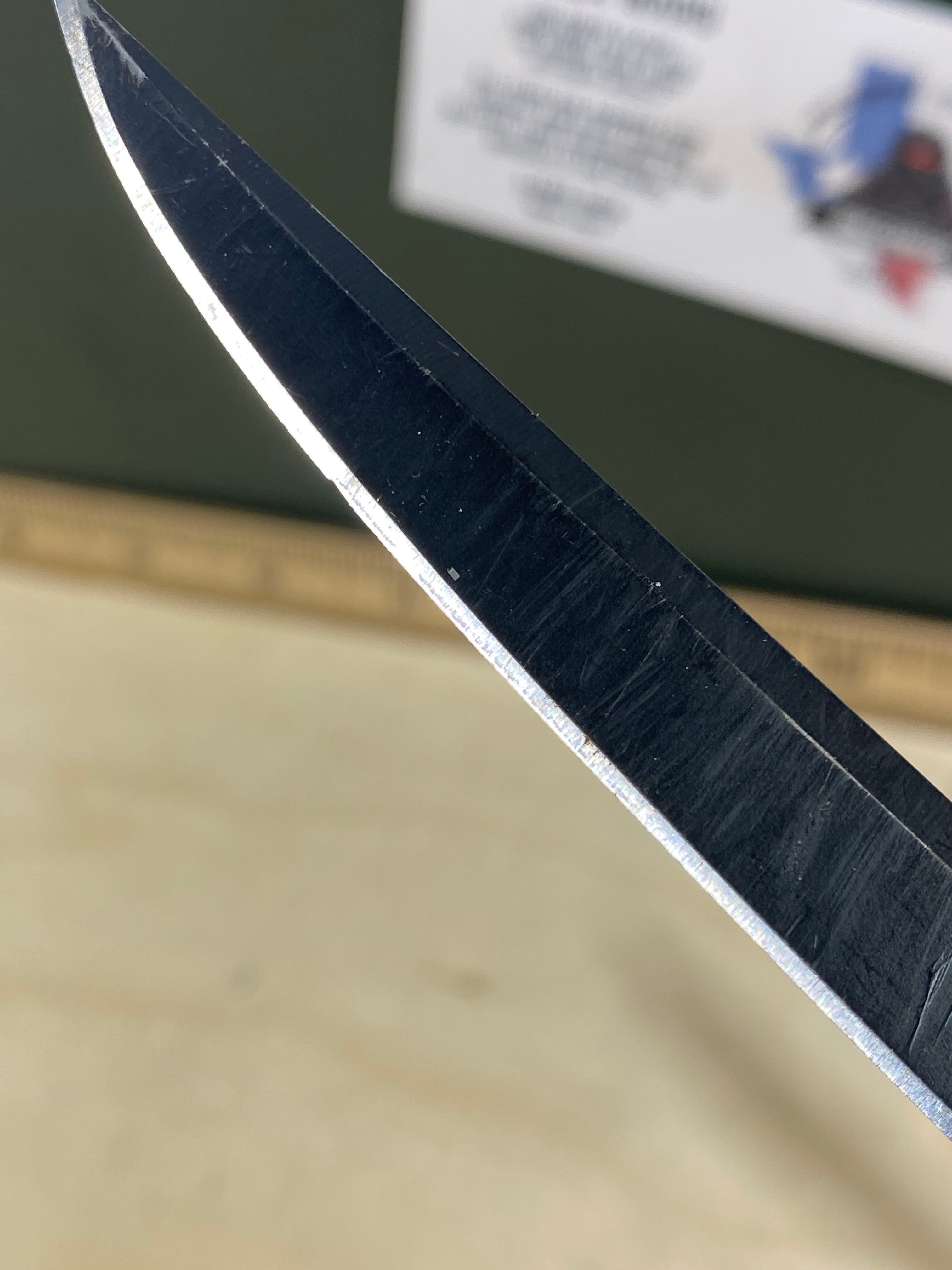 CRKT 7097K #-13. Light usage. Chip on blade