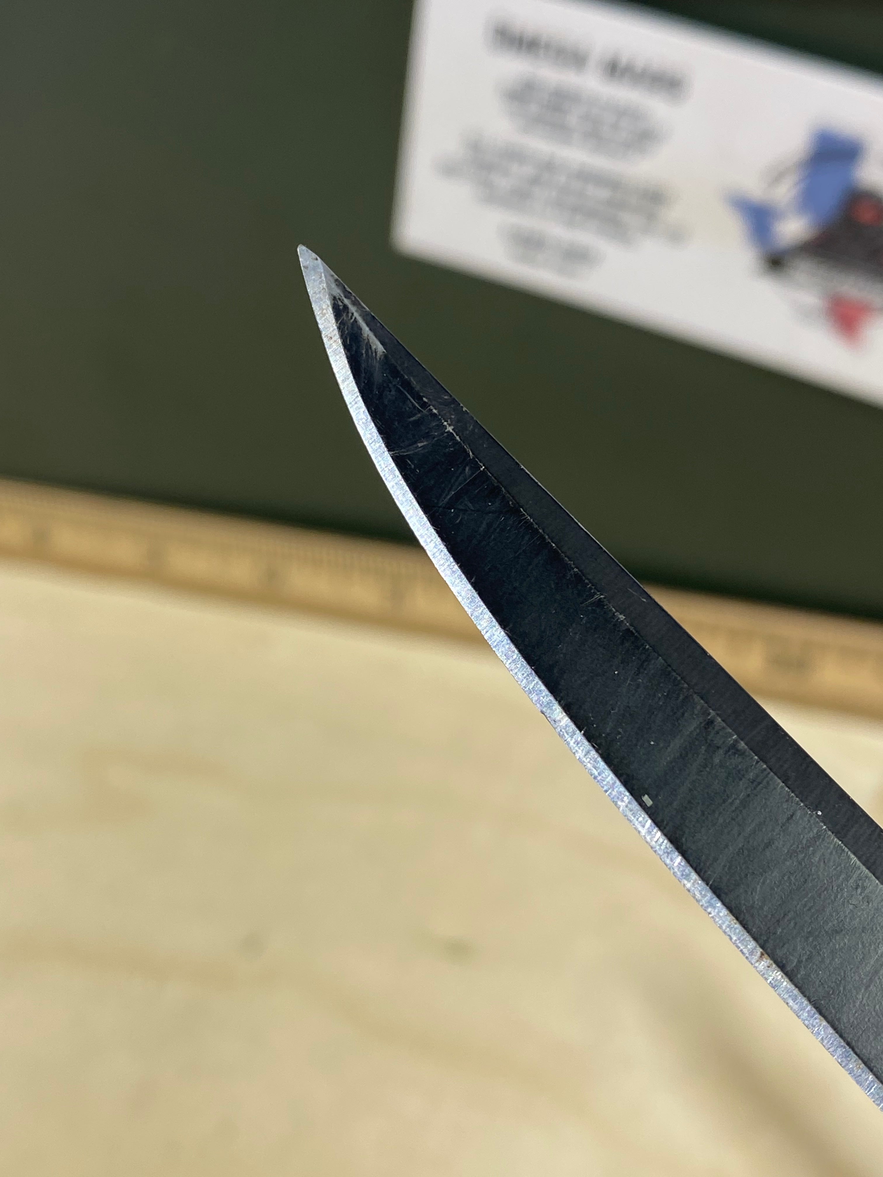 CRKT 7097K #-13. Light usage. Chip on blade