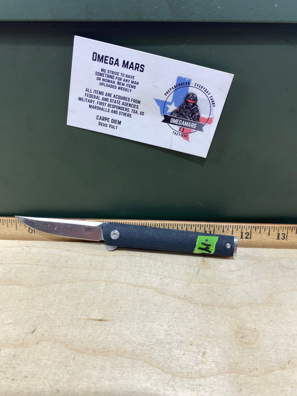 CRKT 7095KX #-14. Light usage. Dirty.