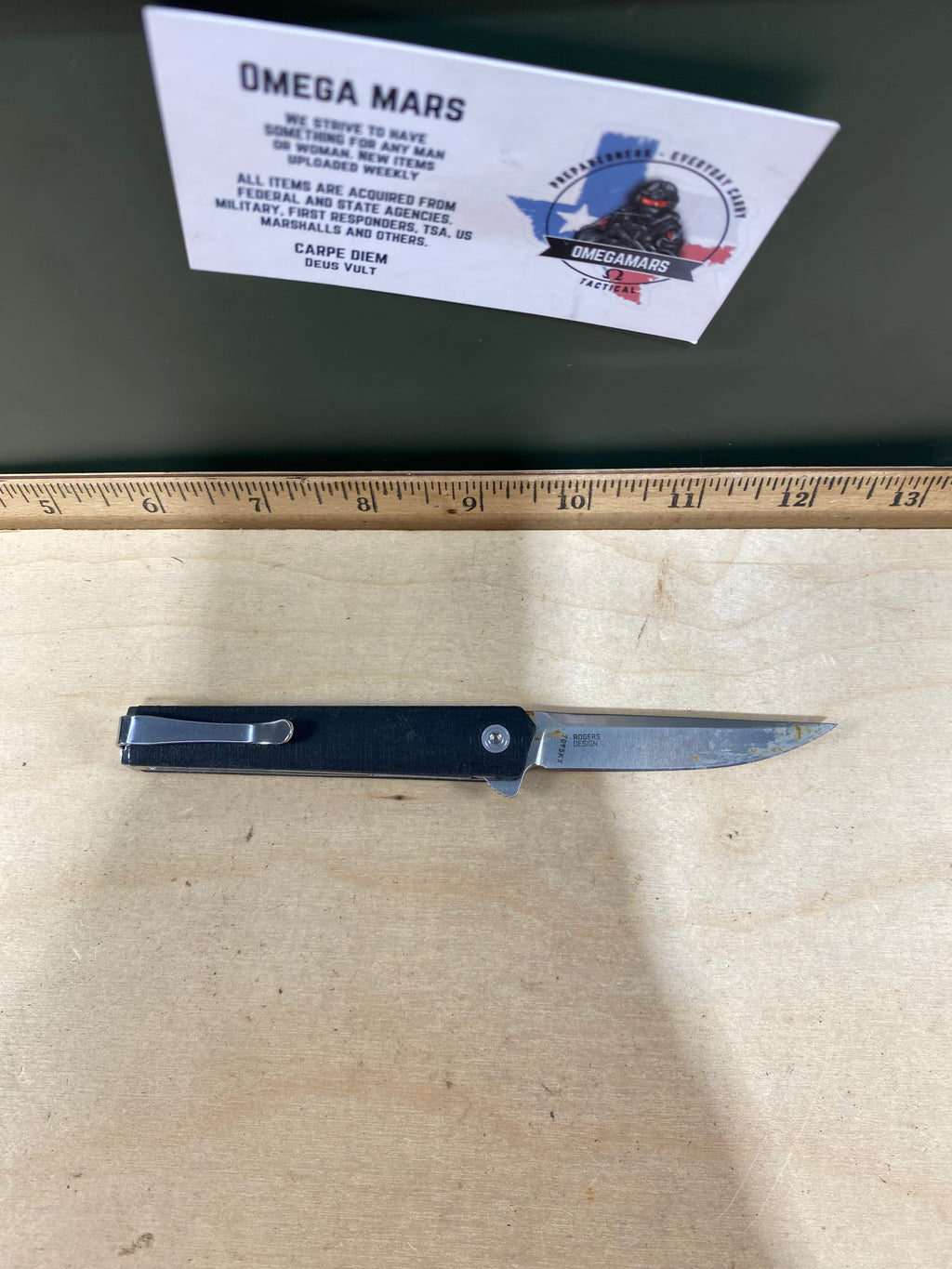 CRKT 7095KX #-14. Light usage. Dirty.