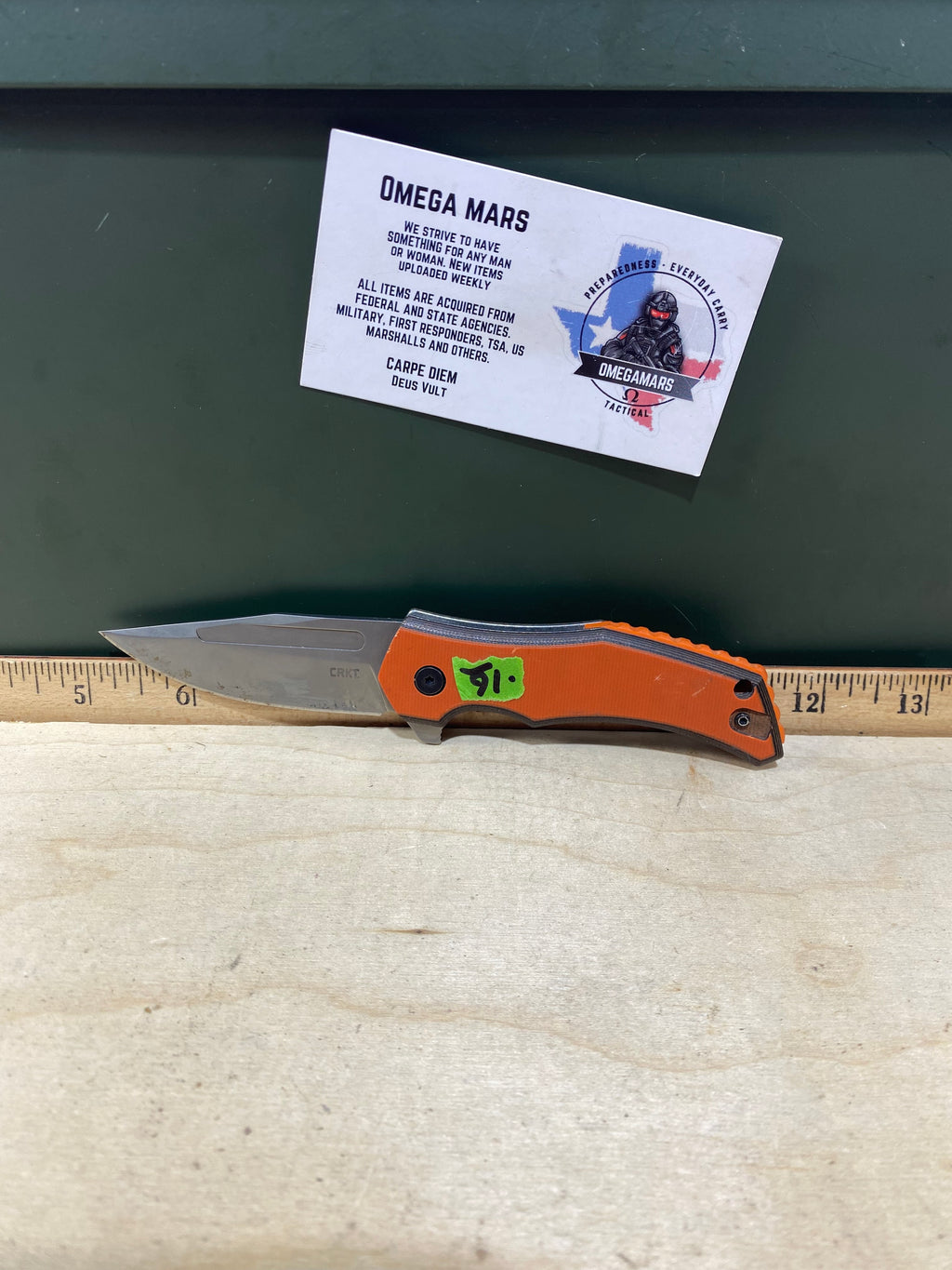 CRKT 2372 #-16. Light usage. Dirty.