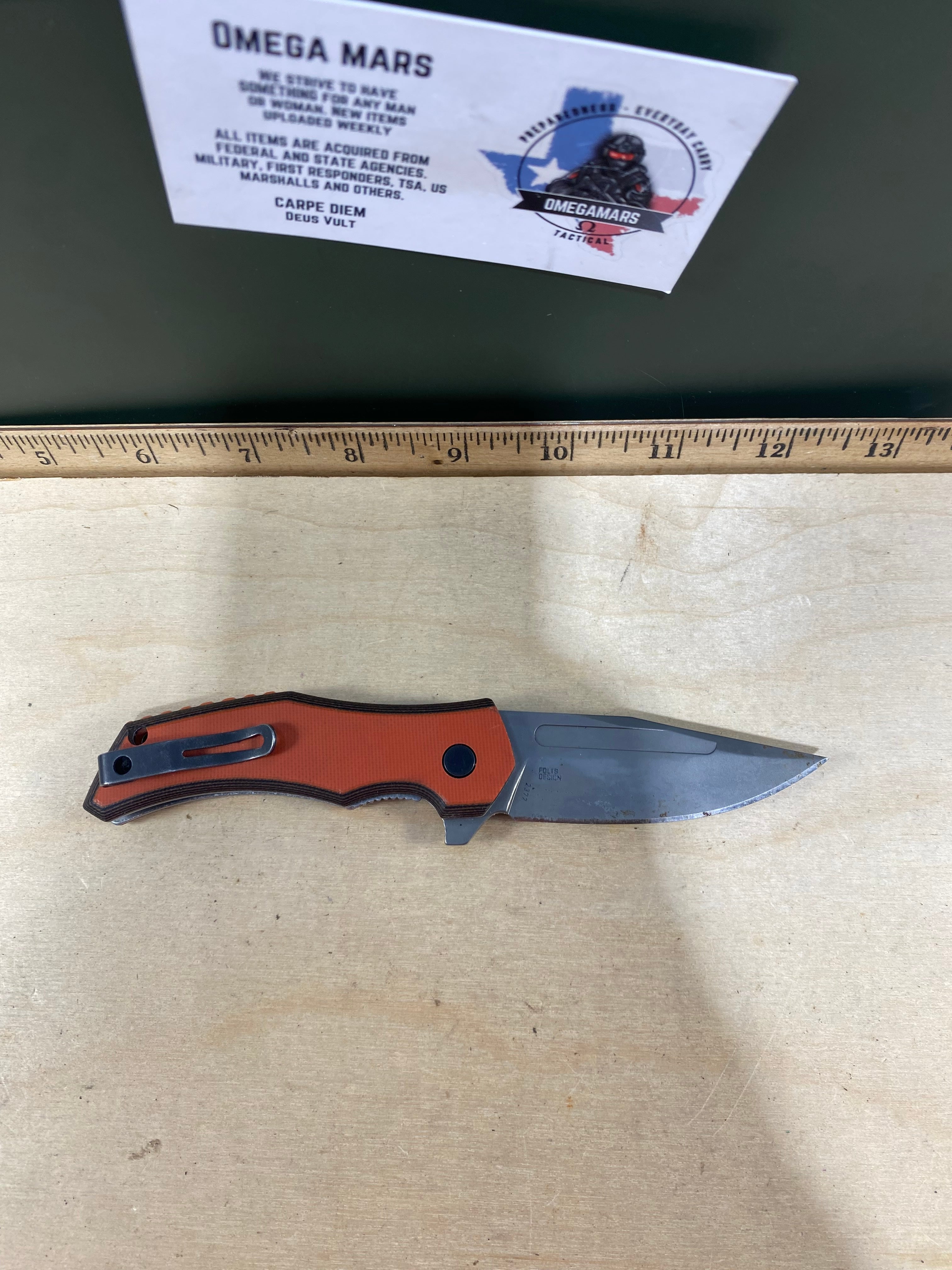 CRKT 2372 #-16. Light usage. Dirty.