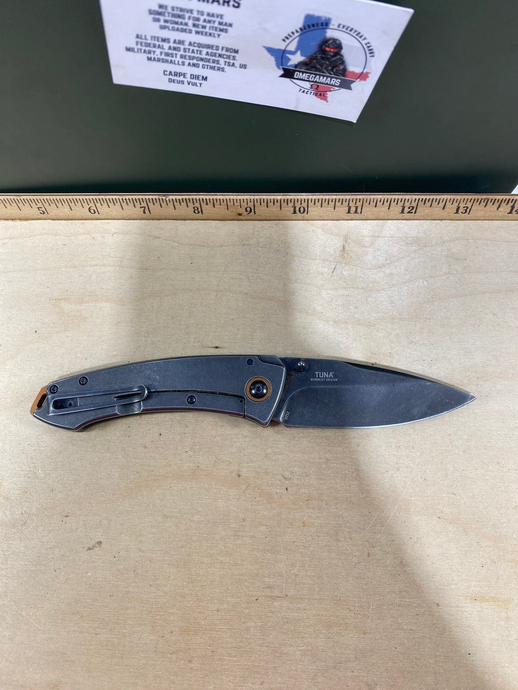CRKT 2520 Tuna #-17. Light usage. Dirty.