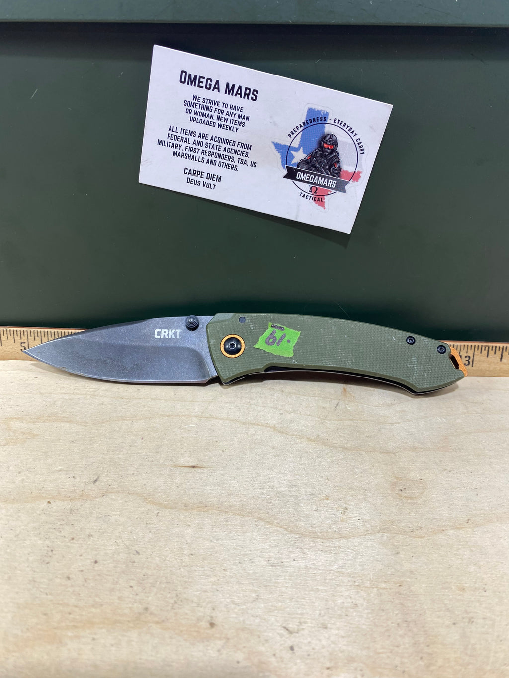 CRKT 2520 Tuna #-19. Light usage.