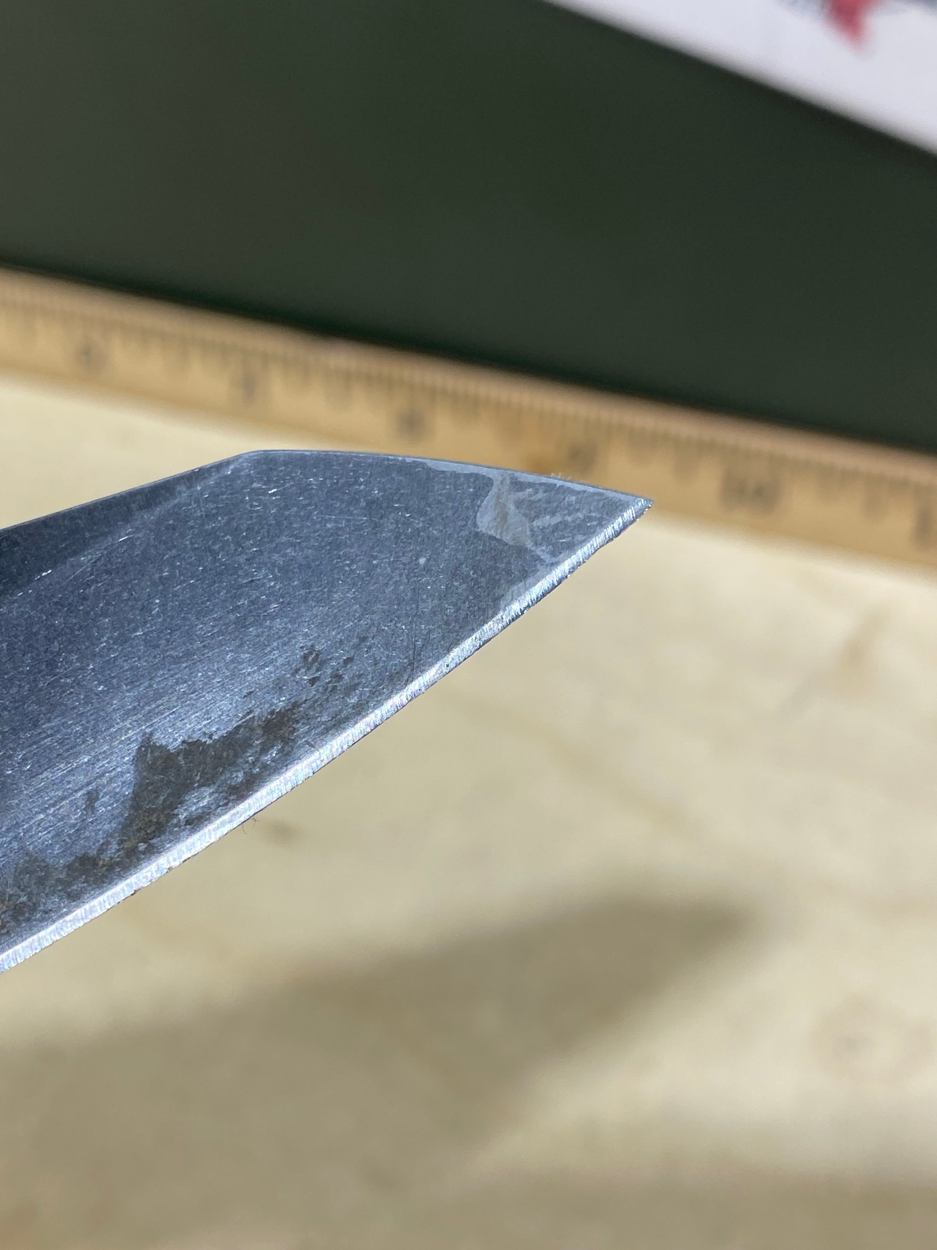 CRKT 6280 Overland #-24. Light usage. Dirty. Chip on blade.