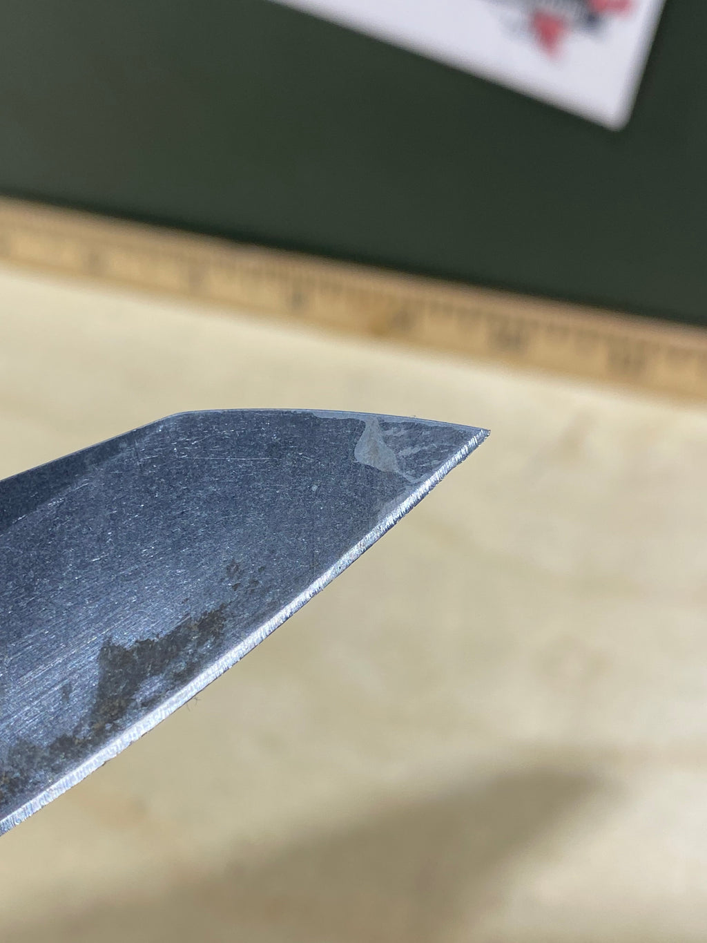 CRKT 6280 Overland #-24. Light usage. Dirty. Chip on blade.