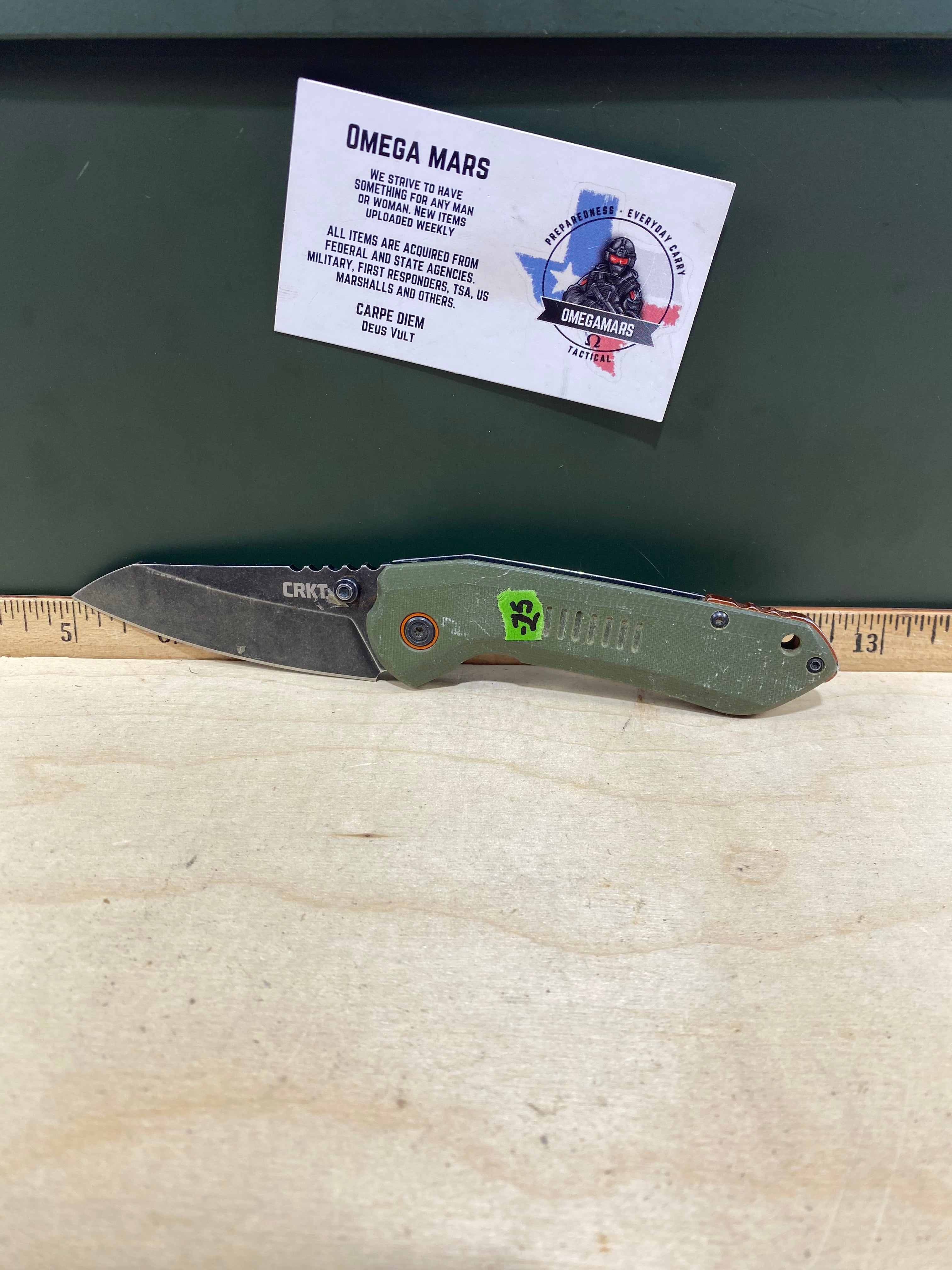 CRKT 6280 Overland #-25. Light usage. Pocket clip it's bend out.