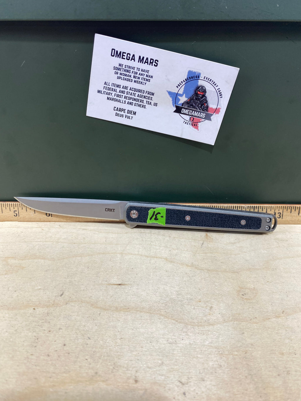 CRKT 7123 #-31. Light usage. Resharpened.