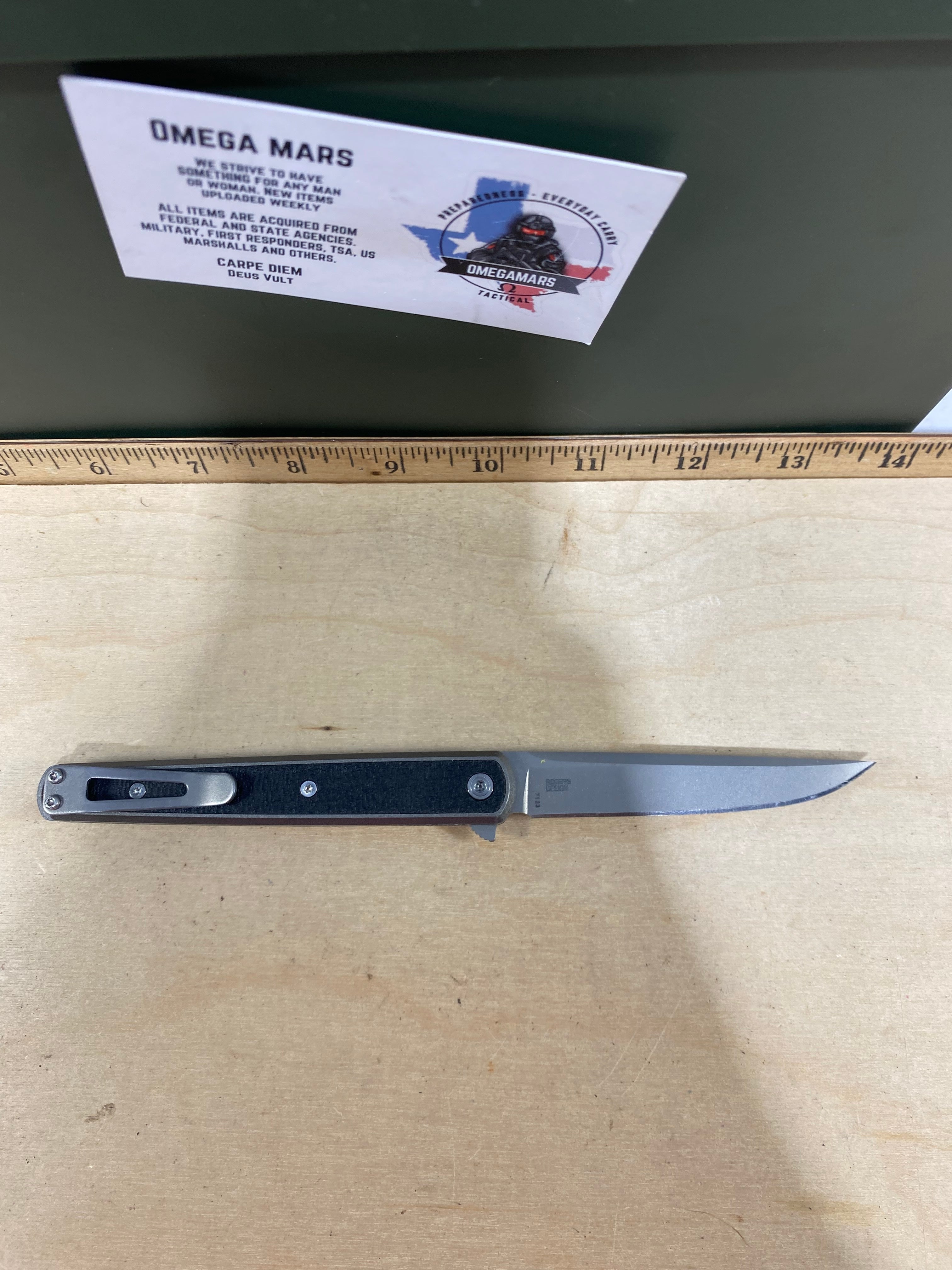 CRKT 7123 #-31. Light usage. Resharpened.