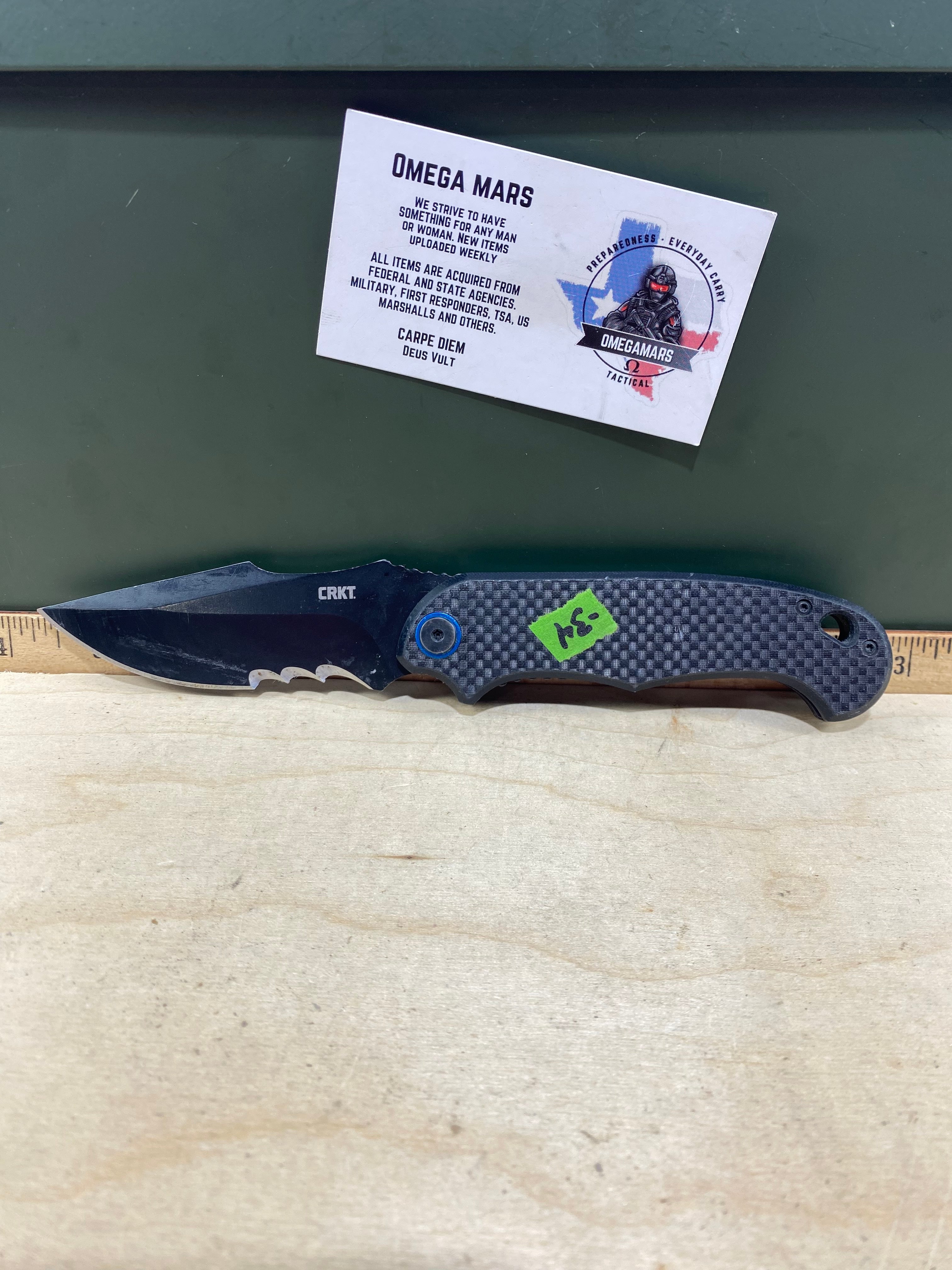 CRKT 7920K #-34. Light usage. Dirty.