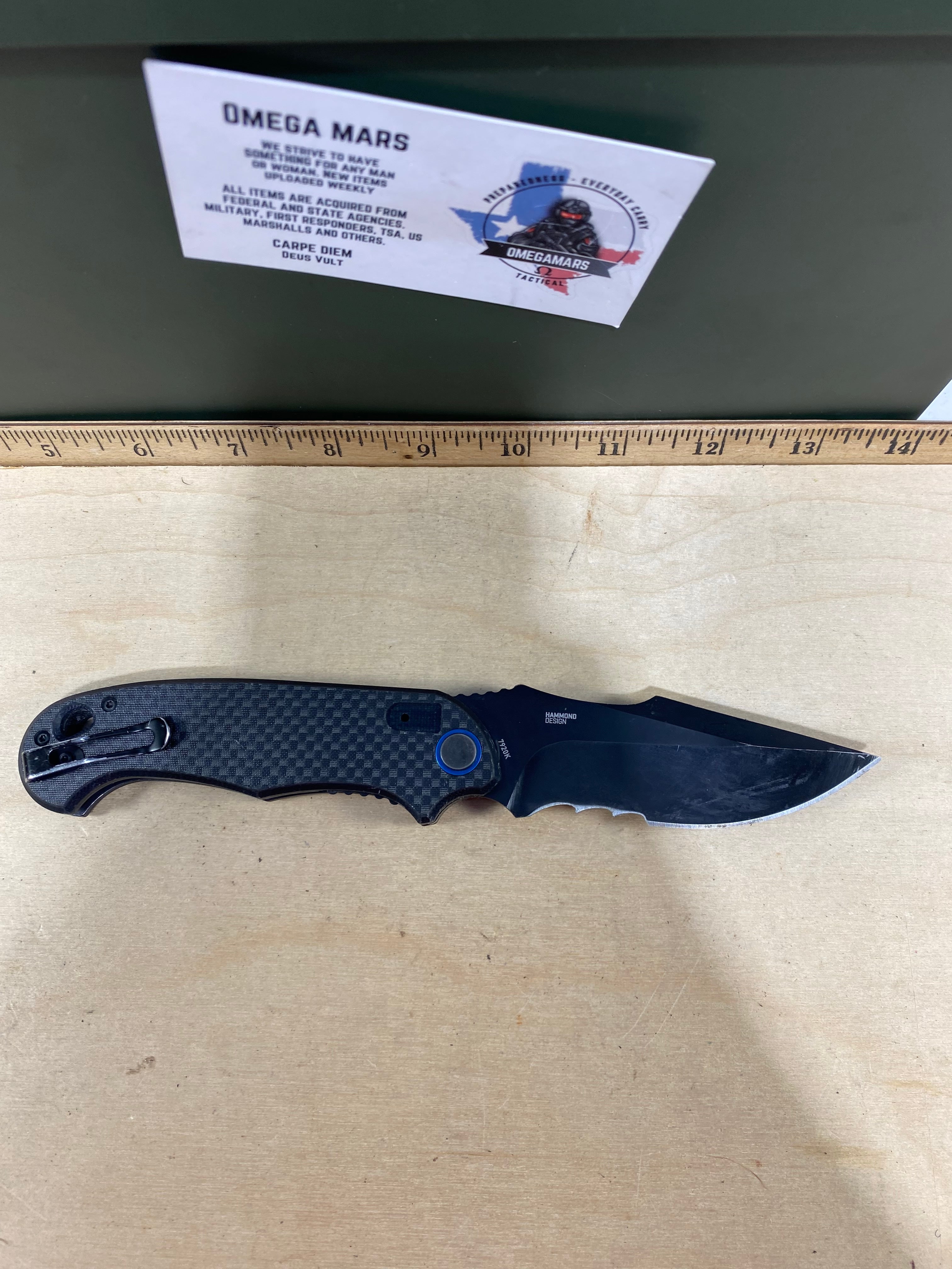 CRKT 7920K #-34. Light usage. Dirty.
