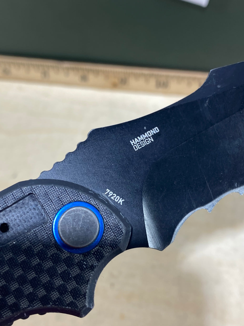 CRKT 7920K #-34. Light usage. Dirty.
