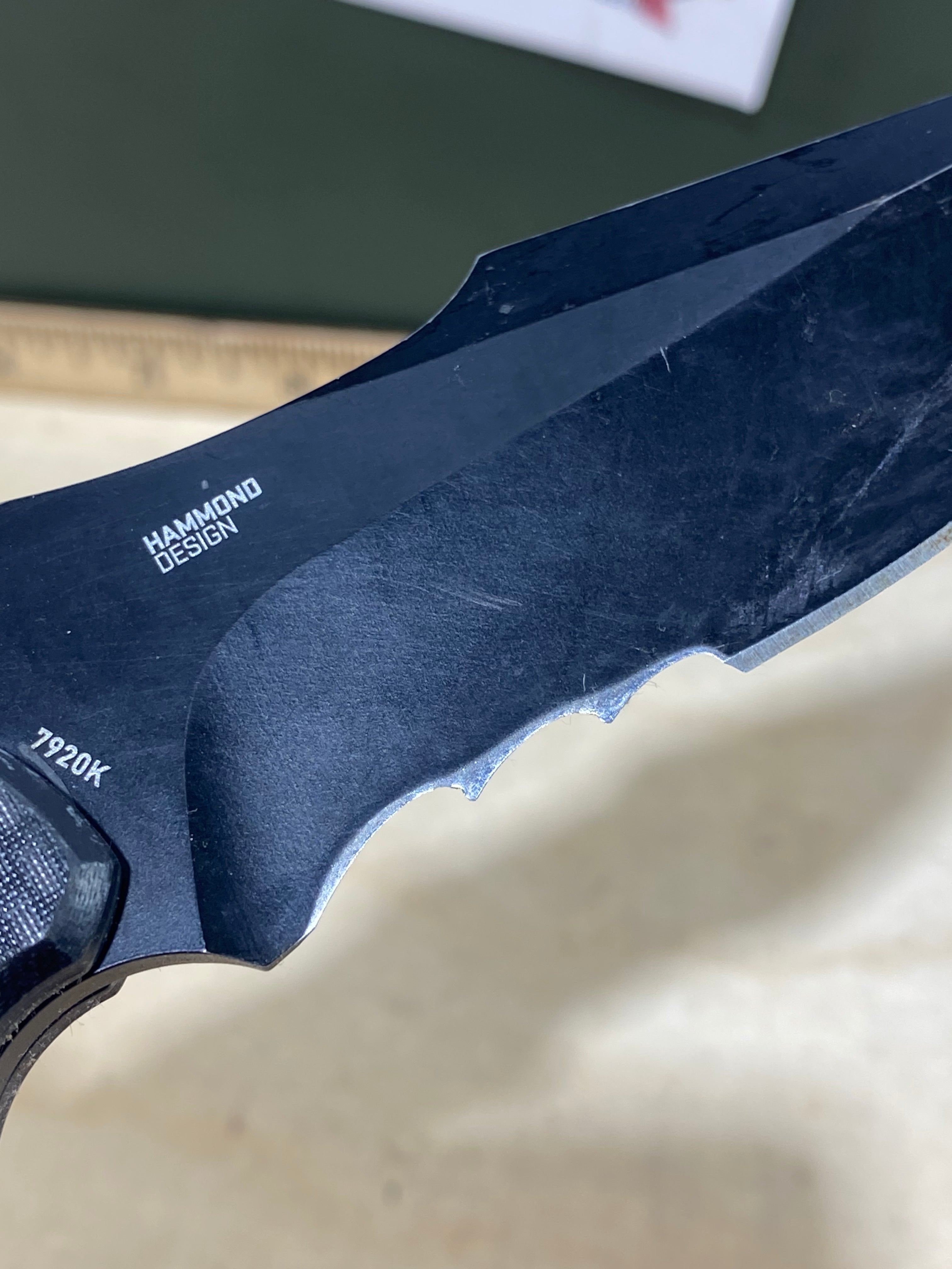 CRKT 7920K #-34. Light usage. Dirty.