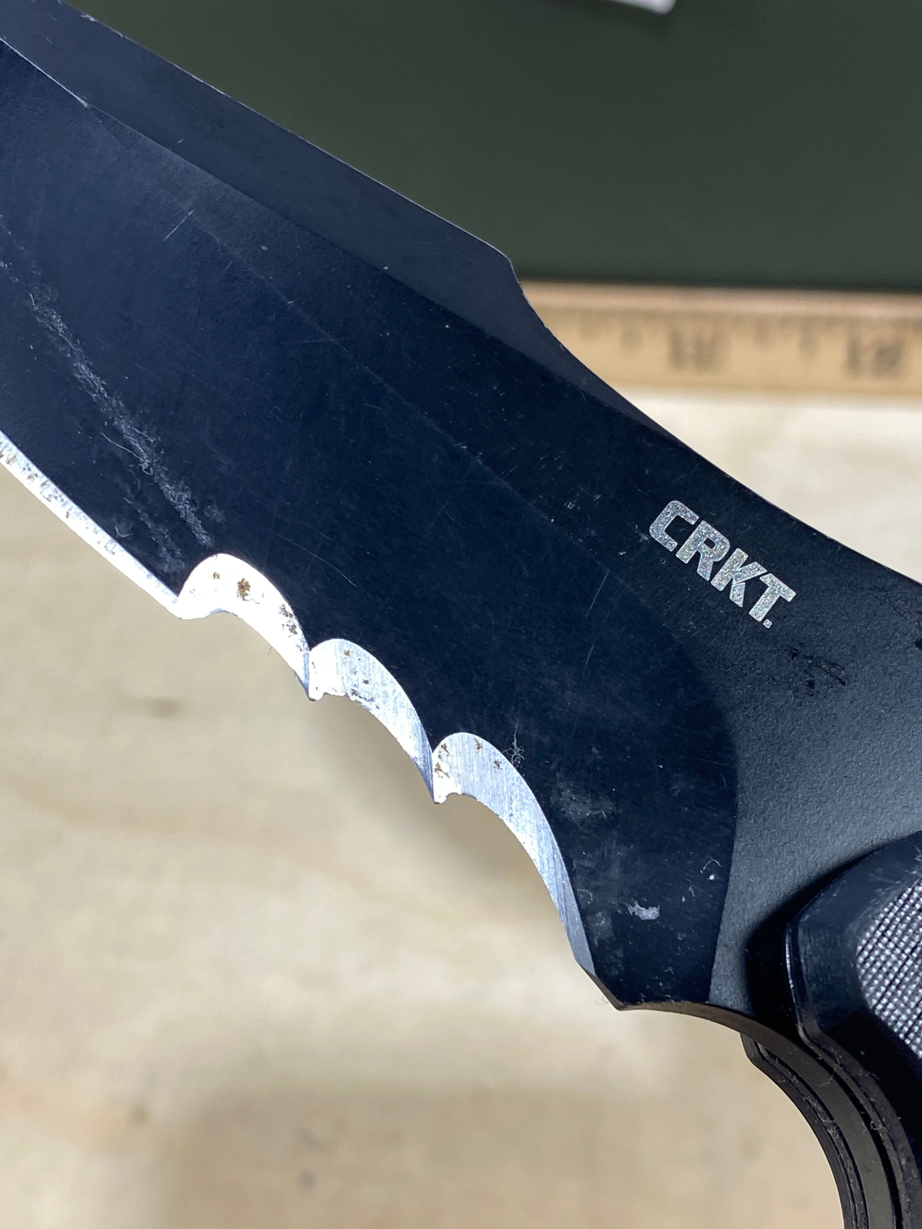 CRKT 7920K #-34. Light usage. Dirty.