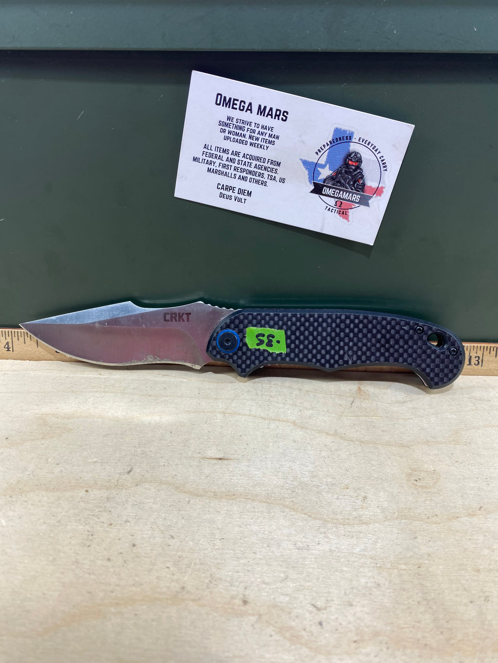 CRKT 7920 P.S.D.  #-35. Light usage. Dirty.