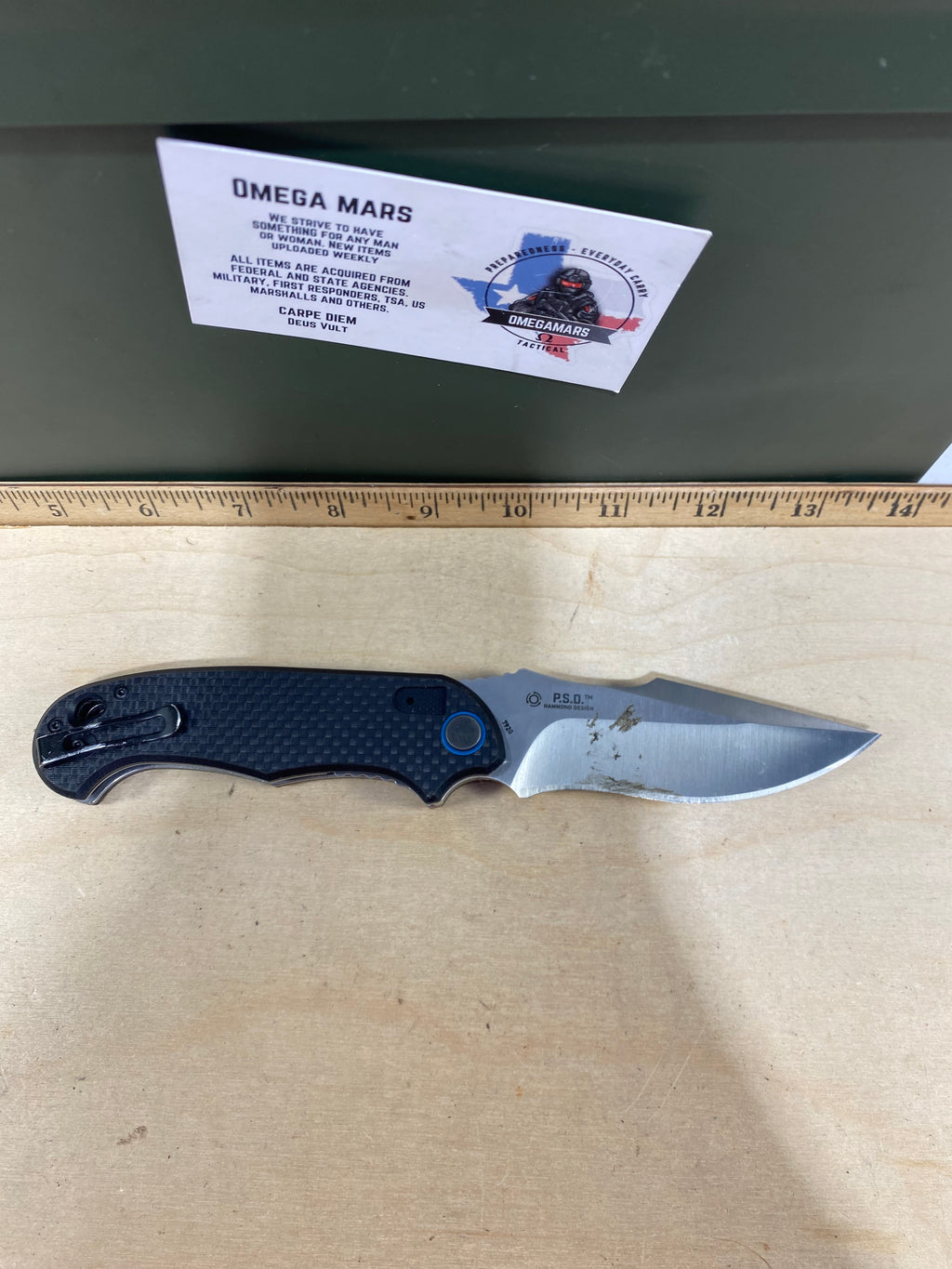 CRKT 7920 P.S.D.  #-35. Light usage. Dirty.