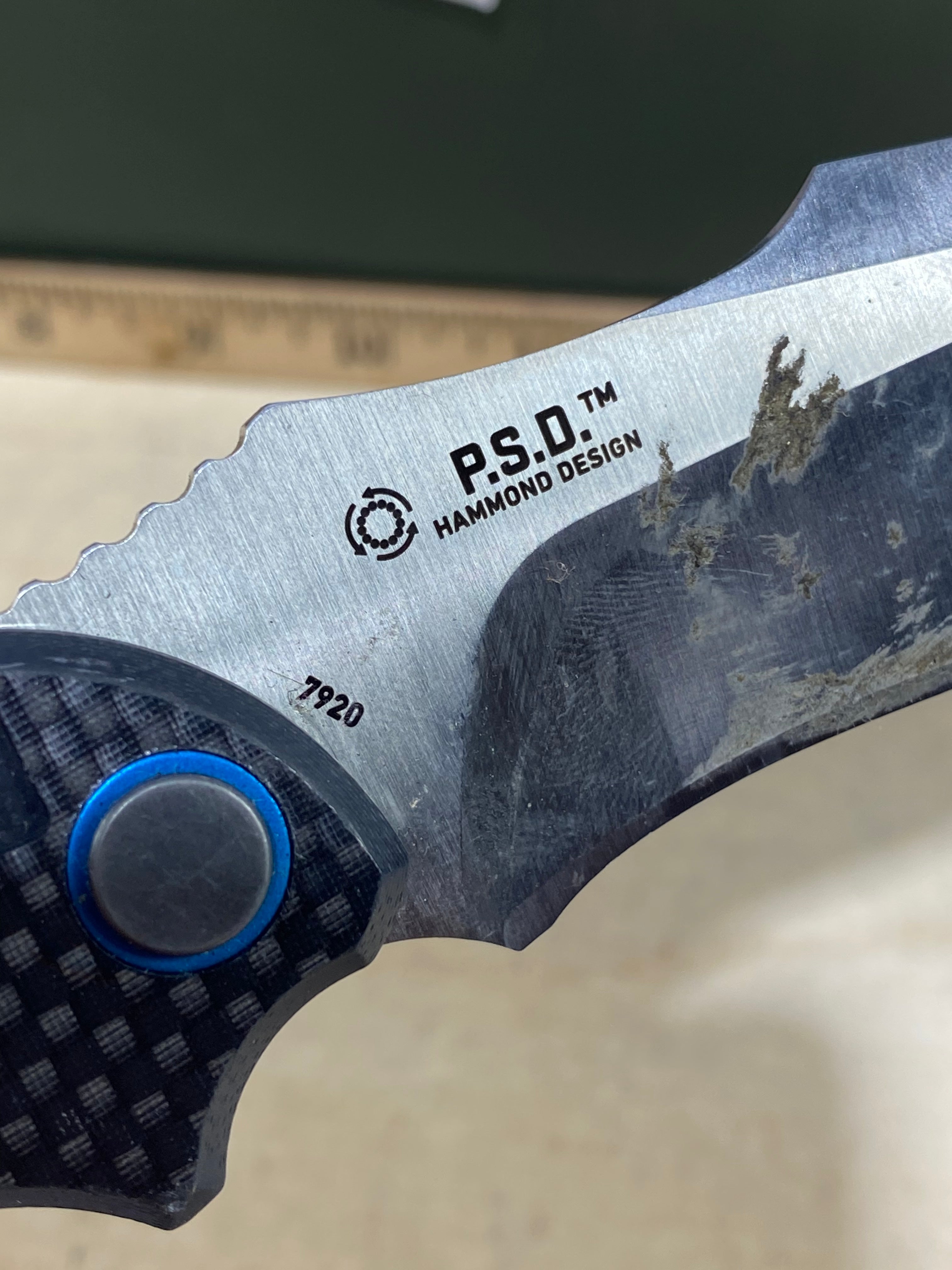 CRKT 7920 P.S.D.  #-35. Light usage. Dirty.