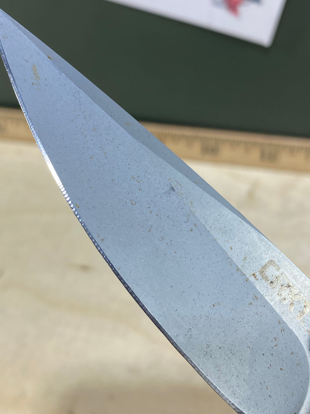 CRKT 1105 Endorser #-37. Light usage. Dirty. Chip on blade.