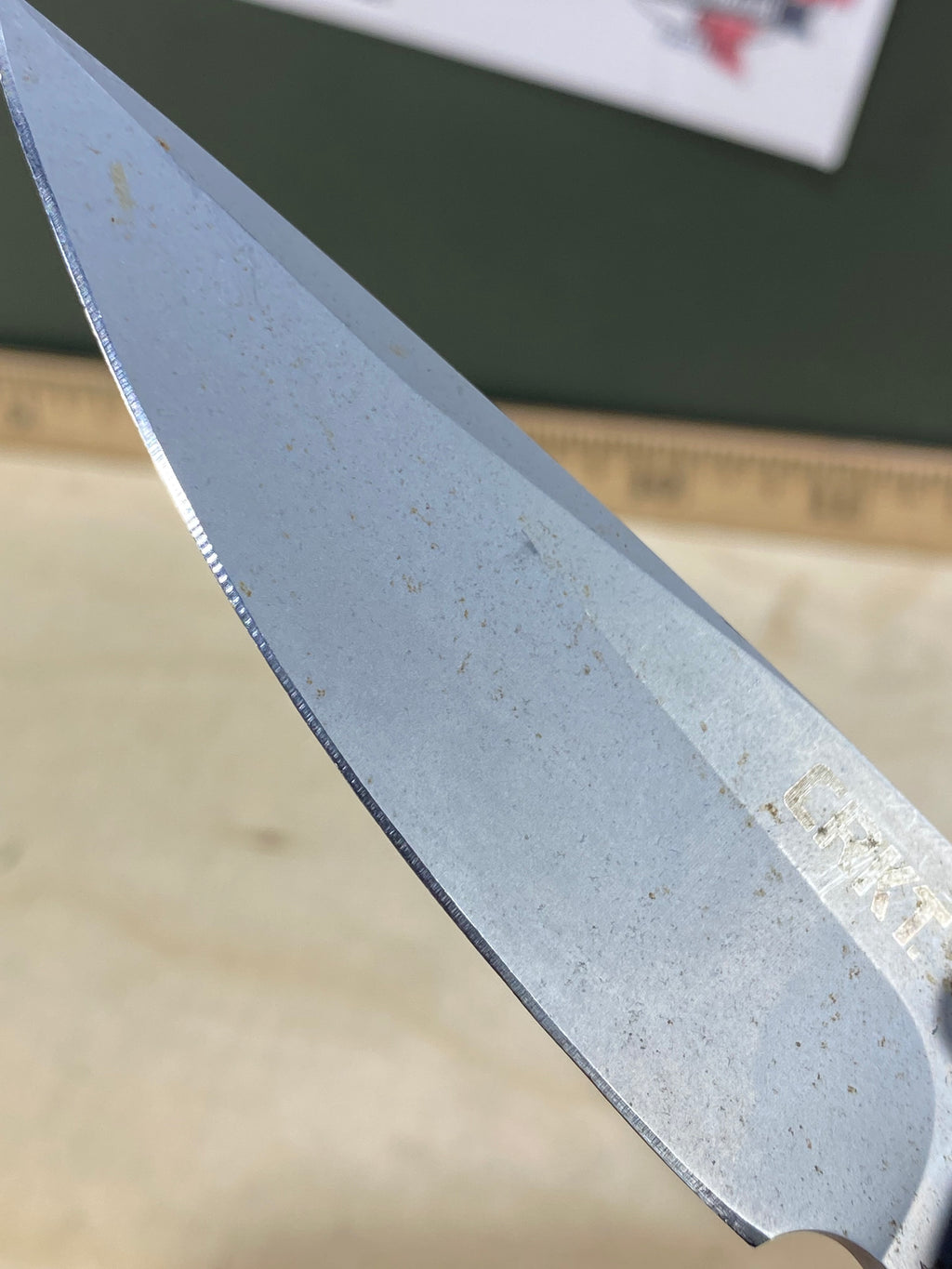 CRKT 1105 Endorser #-37. Light usage. Dirty. Chip on blade.