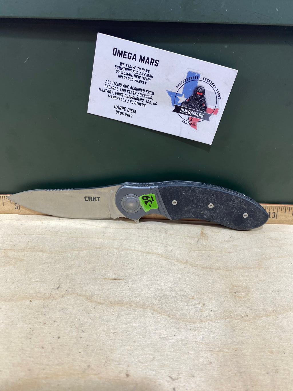 CRKT K300KXP #-39. Light usage. Dirty. Discontinued