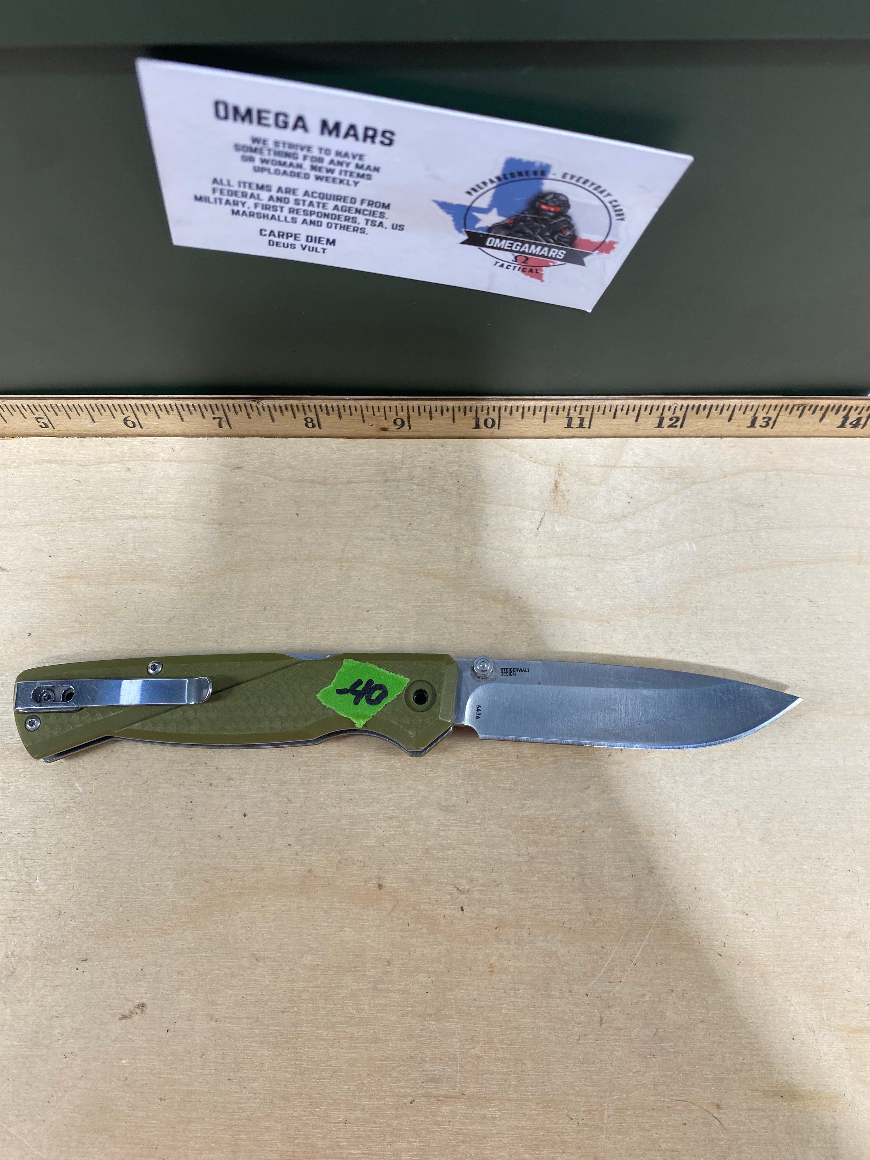 CRKT 6434 #-40. Light usage. Discontinued.